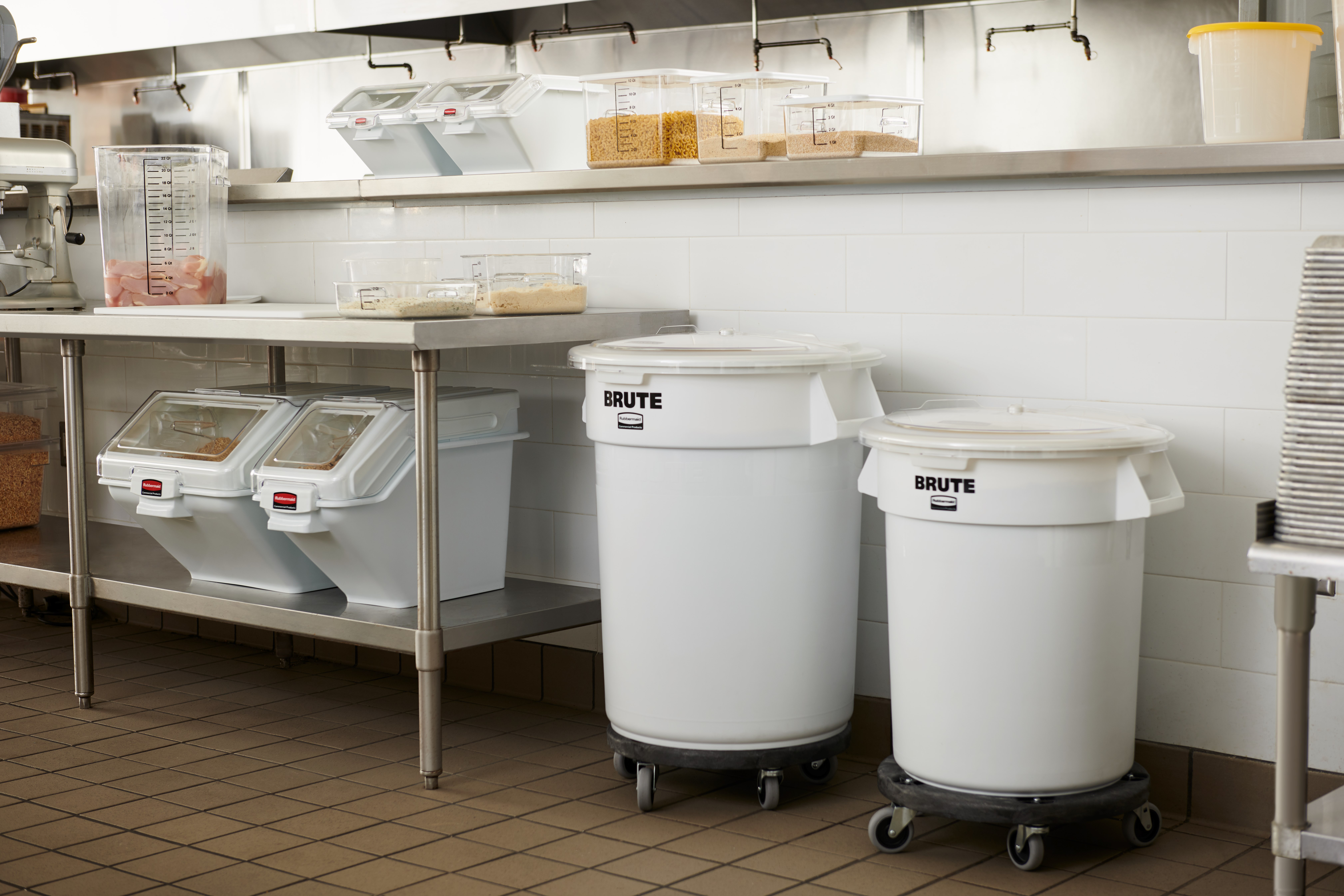 The Rubbermaid Commercial seven colors of storage and prep tools help to reduce cross-contamination in your kitchen