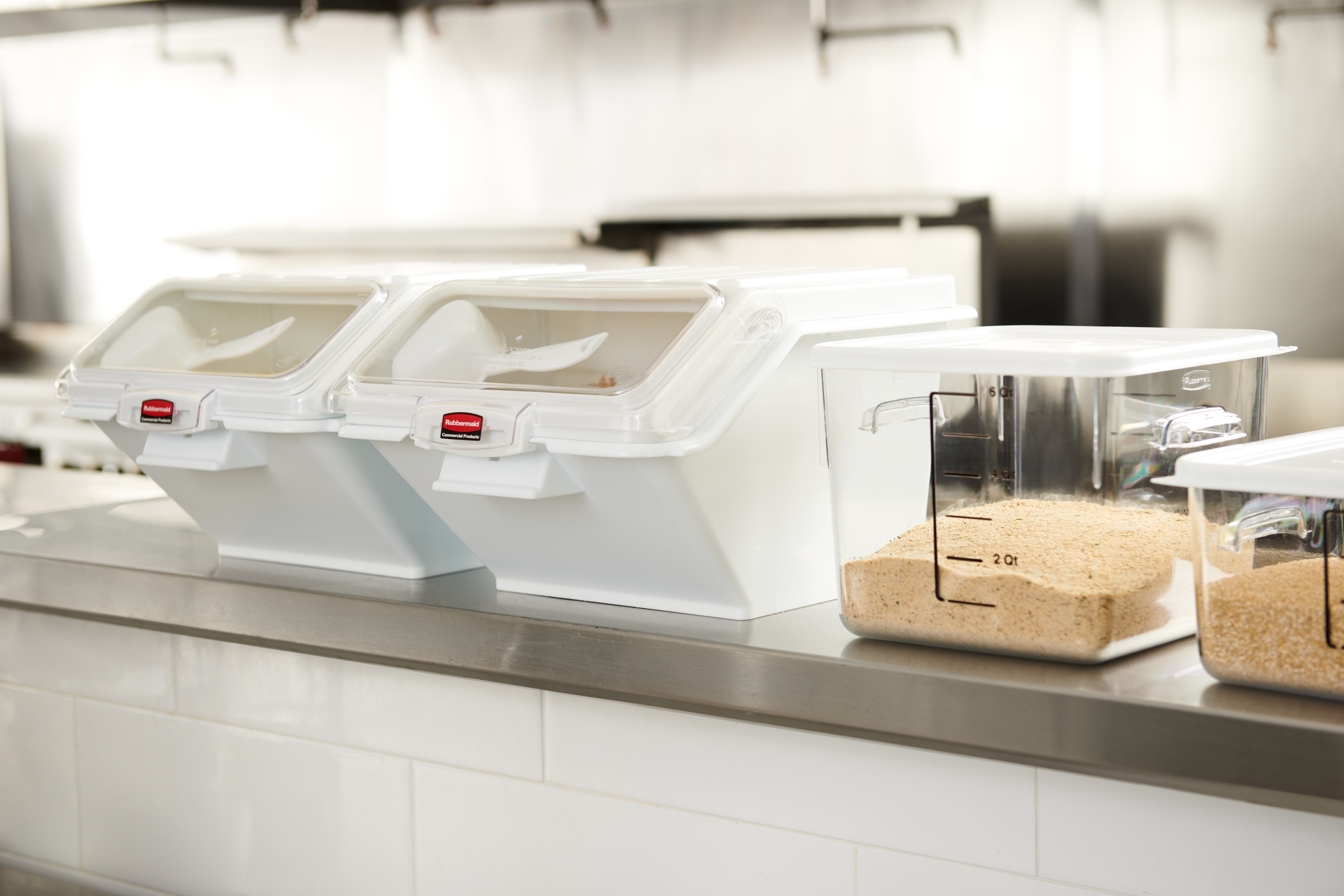 The Rubbermaid Commercial seven colors of storage and prep tools help to reduce cross-contamination in your kitchen