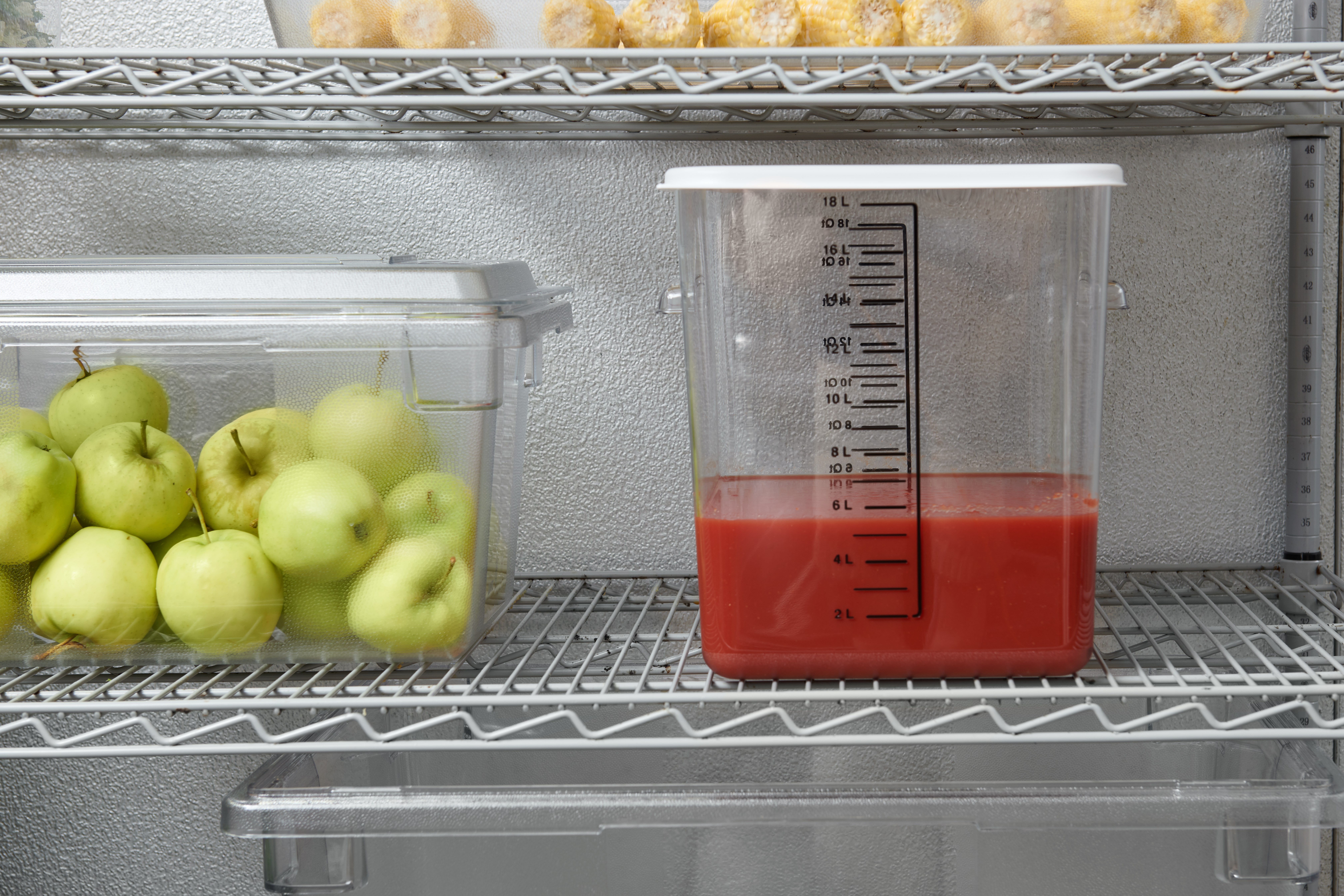 The Rubbermaid Commercial seven colors of storage and prep tools help to reduce cross-contamination in your kitchen