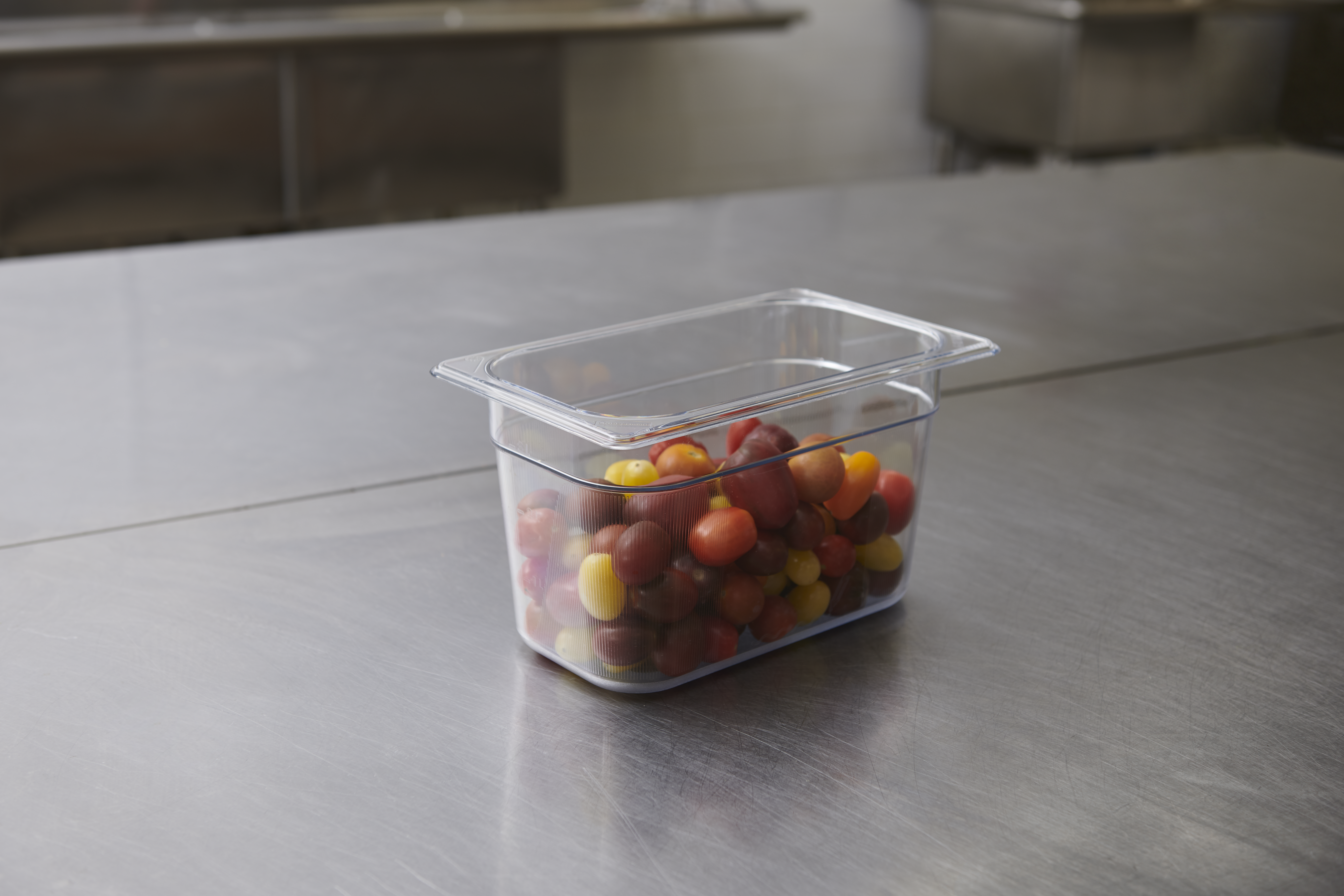 Vaschette trasparenti antirottura conformi agli standard di settore e alle dimensioni Gastronorm.