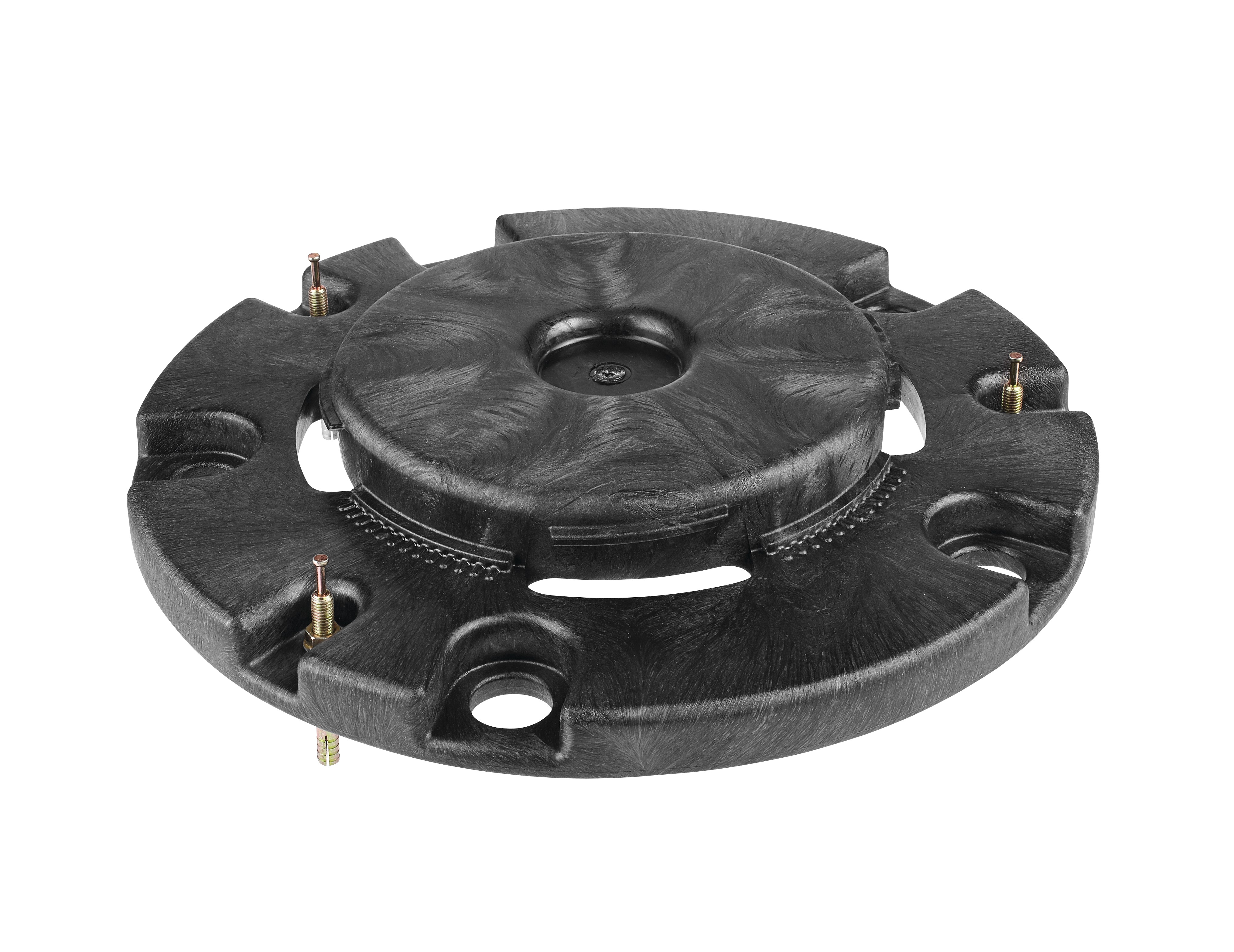 The BRUTE® Anchor secures BRUTE containers to concrete surfaces for a lifetime of use. The structural foam base fits any 20, 32, 44, and 55-gallon BRUTE container and is guaranteed to never fade, rust, chip, dent or peel.