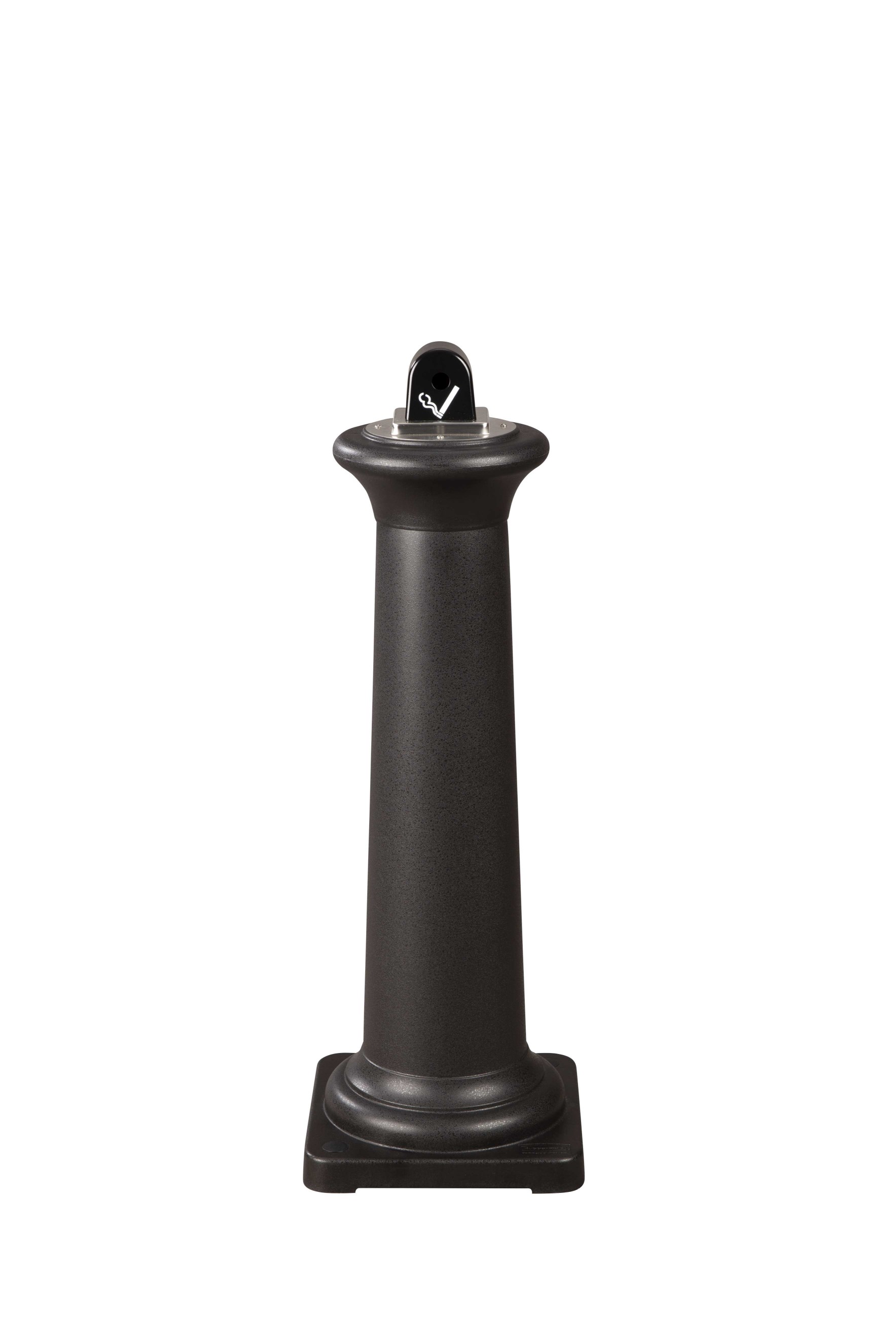 The GroundsKeeper® Tuscan Receptacle is a classic, all-weather solution that holds large quantities of cigarette waste.