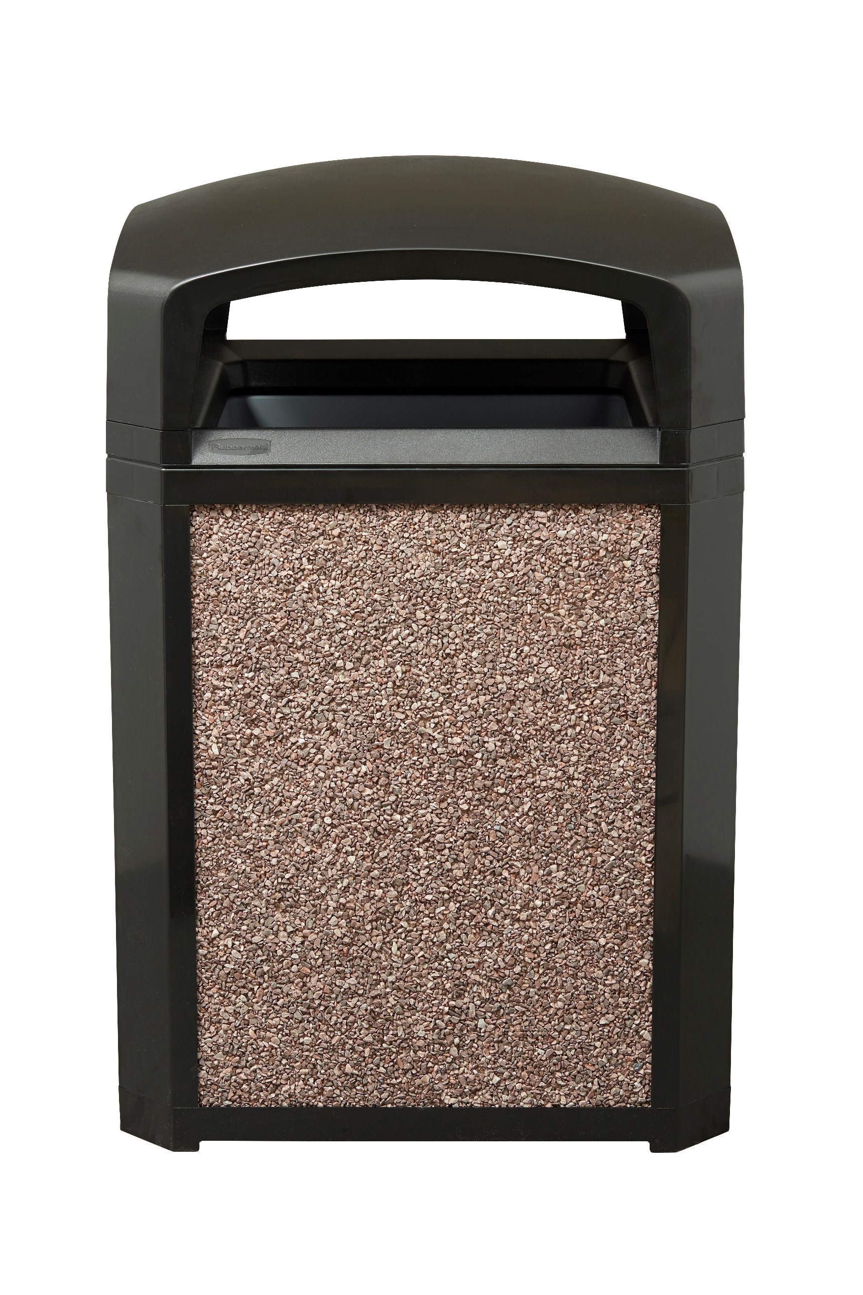Pair the Brown Stone decorative panels with 35 Gal Landmark Series® Classic Container (sold separately) to add final touch creating an attractive receptacle.