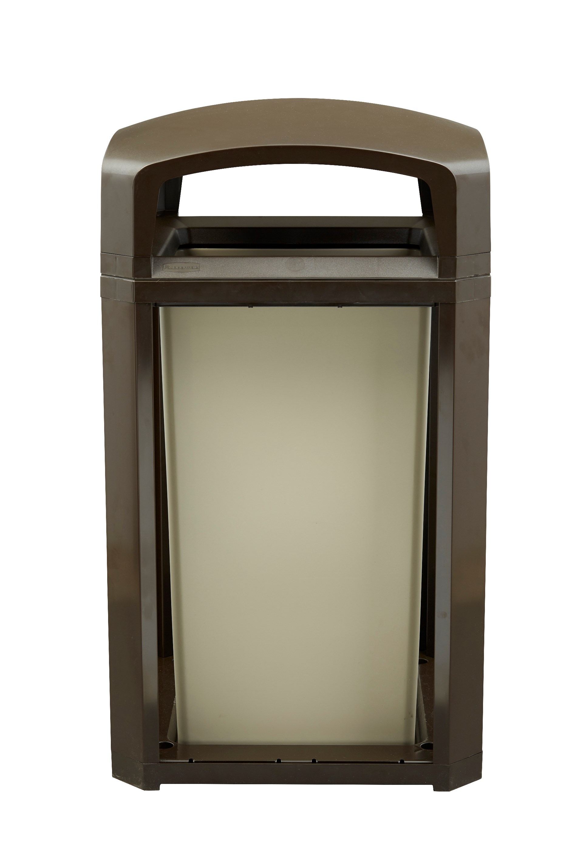 Landmark Series® Classic Containers with Dome Top Ash Tray combine waste collection and smoking management for high-traffic outdoor areas. Easy-to-service design features a hinged top with a stay-open strap for access to rigid liner enabling quick waste removal.
