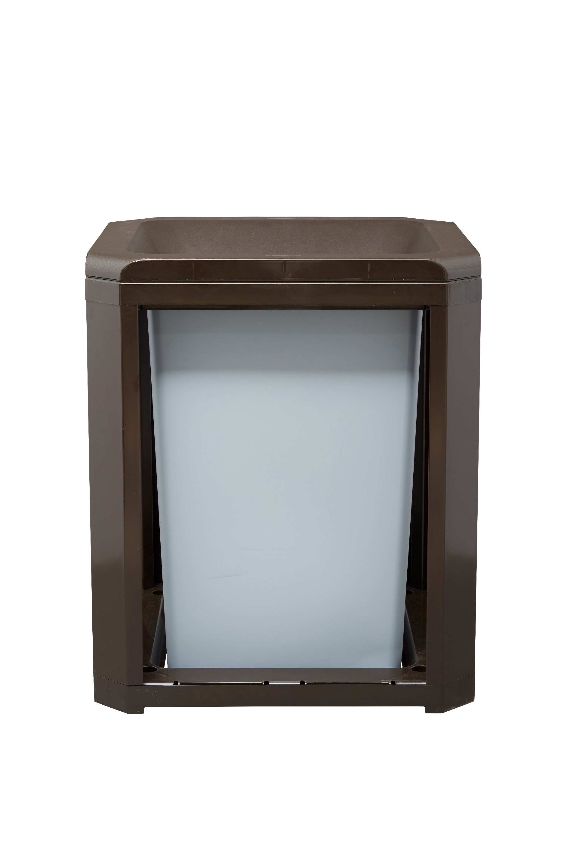 Landmark Series® Classic Containers with Funnel Top are the ideal solution for high-volume indoor waste collection. Easy-to-service design features hinged top with a stay-open strap to access rigid liner for quick waste removal.