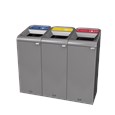 The Configure™ Decorative Waste Containers provide a recycling solution with sleek, smooth surfaces and contoured edges. This recycling system has a modern appearance that will fit seamlessly into any indoor or outdoor commercial environment. Please note: this SKU is a Configure™ 1-Stream 15 Gallon container with a "Paper" label.