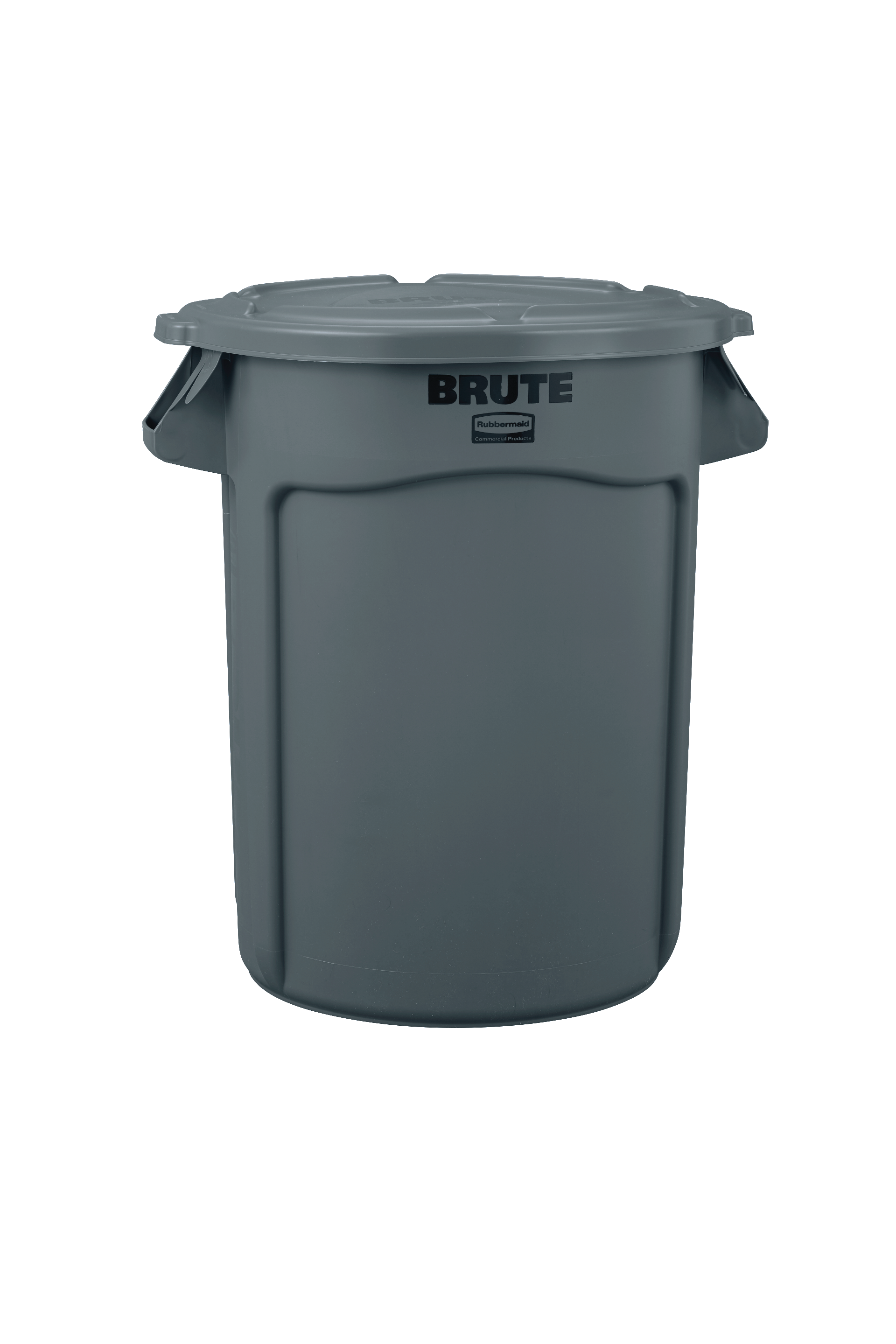 The Rubbermaid Commercial BRUTE® Self-Draining Lids feature self-draining channels that prevent water from pooling.