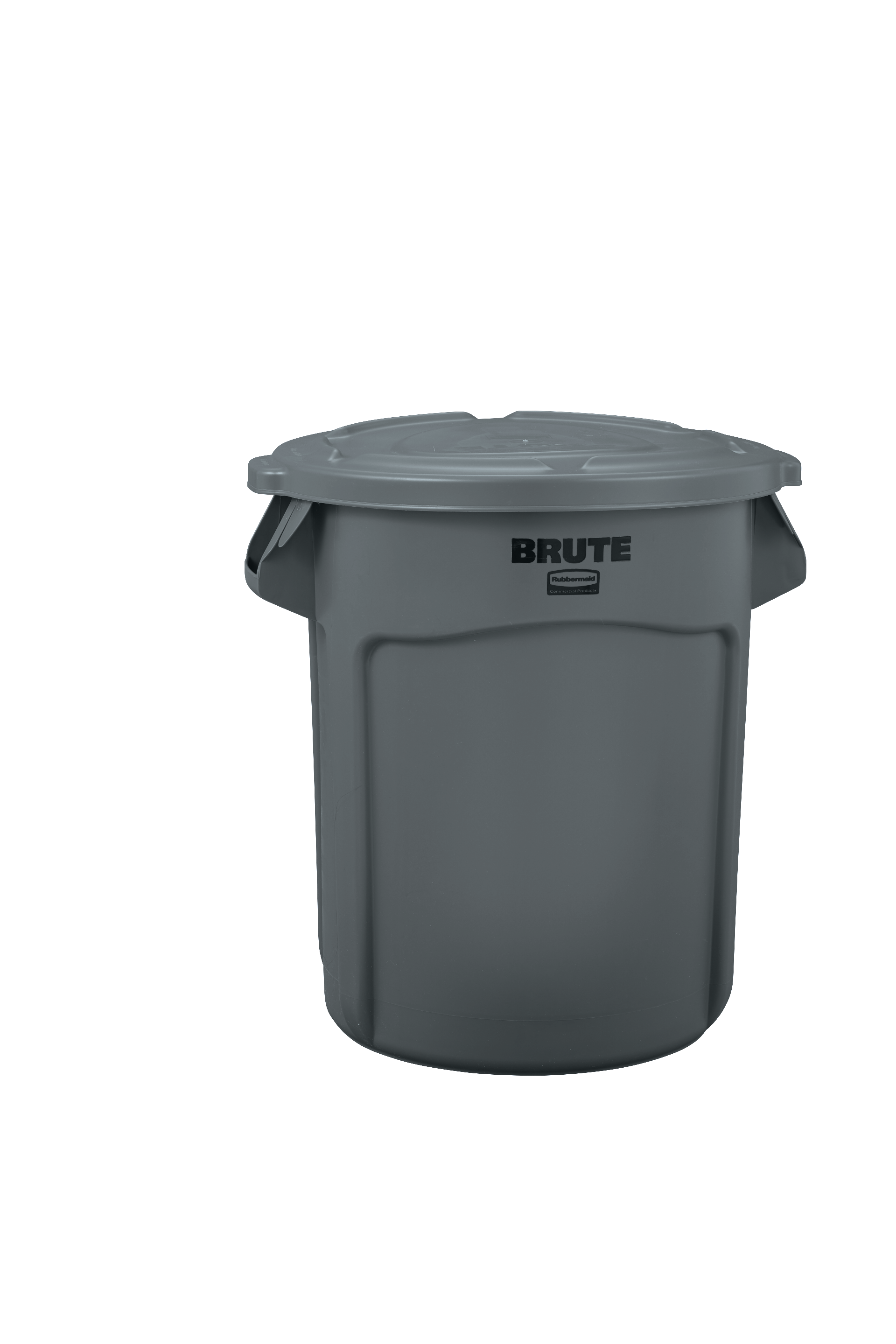 The Rubbermaid Commercial BRUTE® Self-Draining Lids feature self-draining channels that prevent water from pooling.