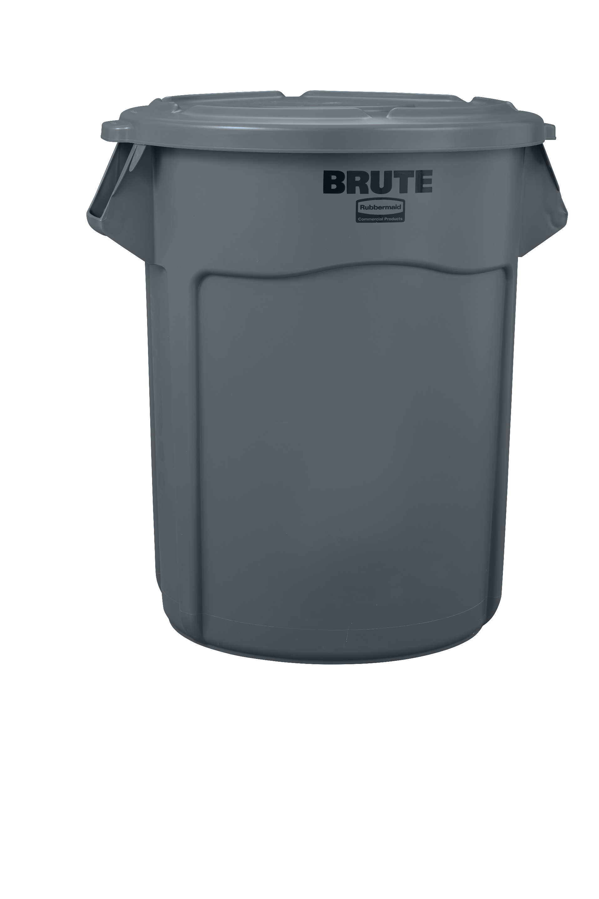 The Rubbermaid Commercial BRUTE® Self-Draining Lids feature self-draining channels that prevent water from pooling.