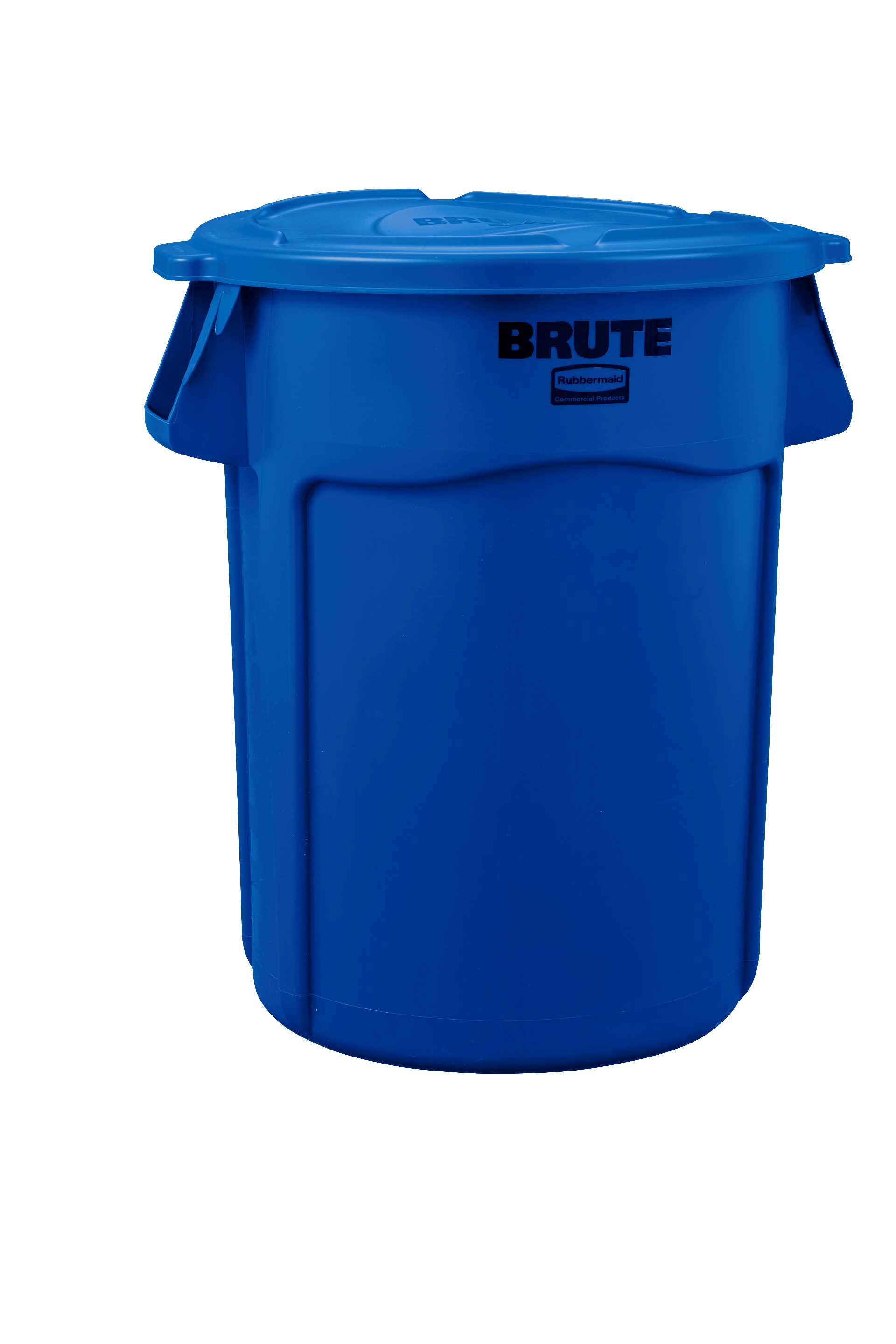 The Rubbermaid Commercial BRUTE® Self-Draining Lids feature self-draining channels that prevent water from pooling.