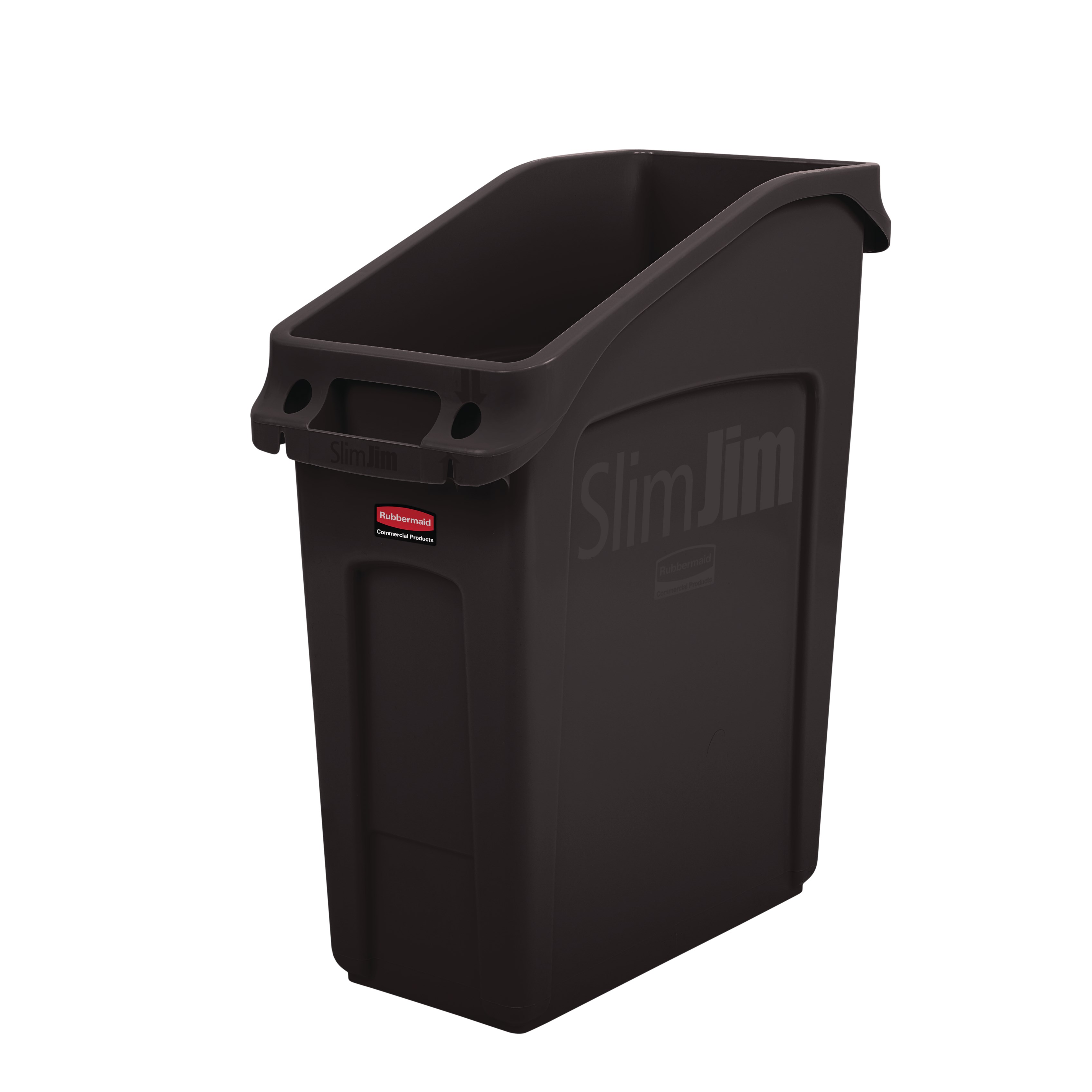 The Rubbermaid Commercial Slim Jim® Under-Counter containers are a purpose-built solution for space efficient waste disposal under the counter.
