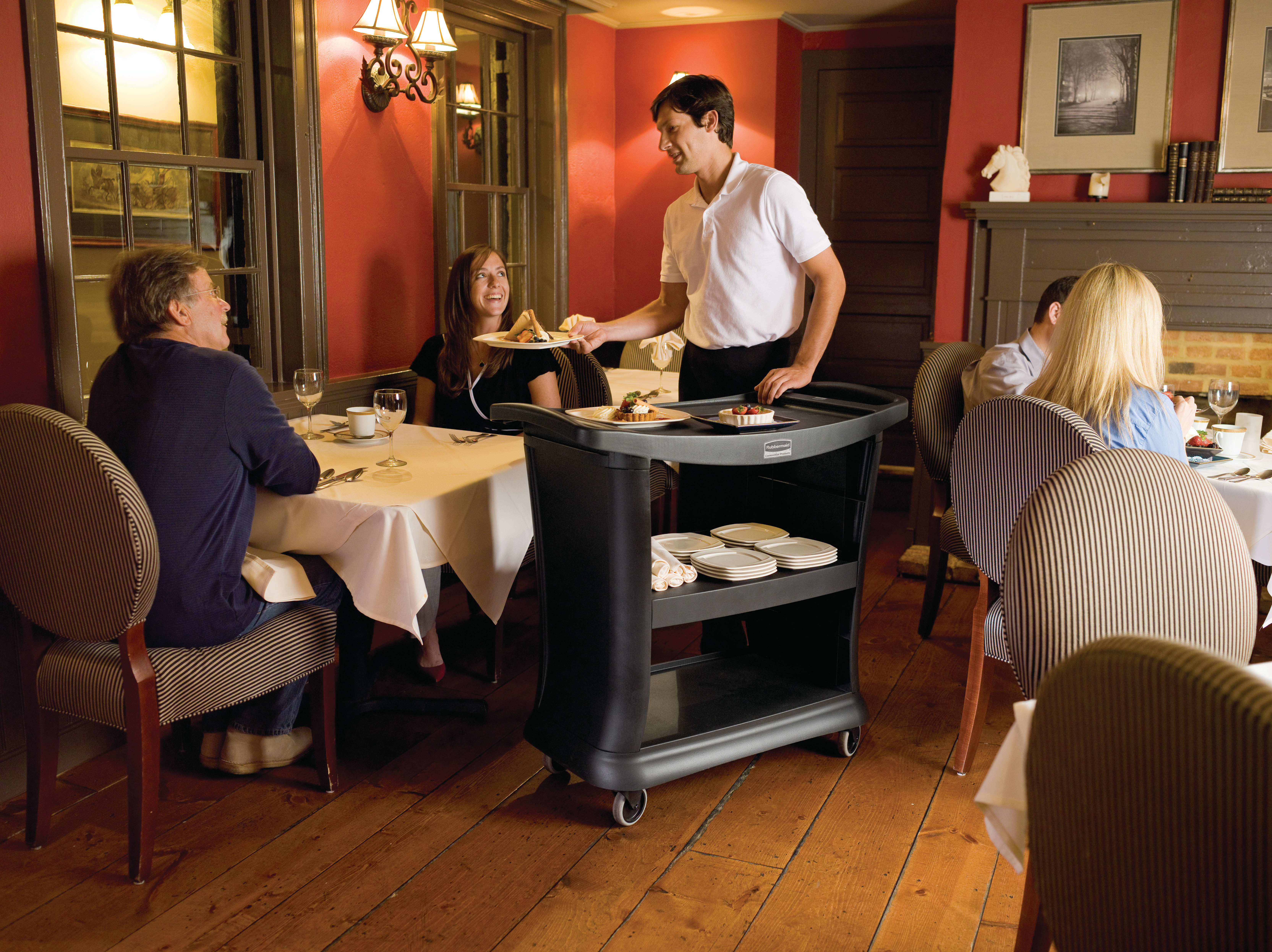 The Rubbermaid Commercial Executive Series Utility Cart brings the utmost in style, durability, and functionality to its users.