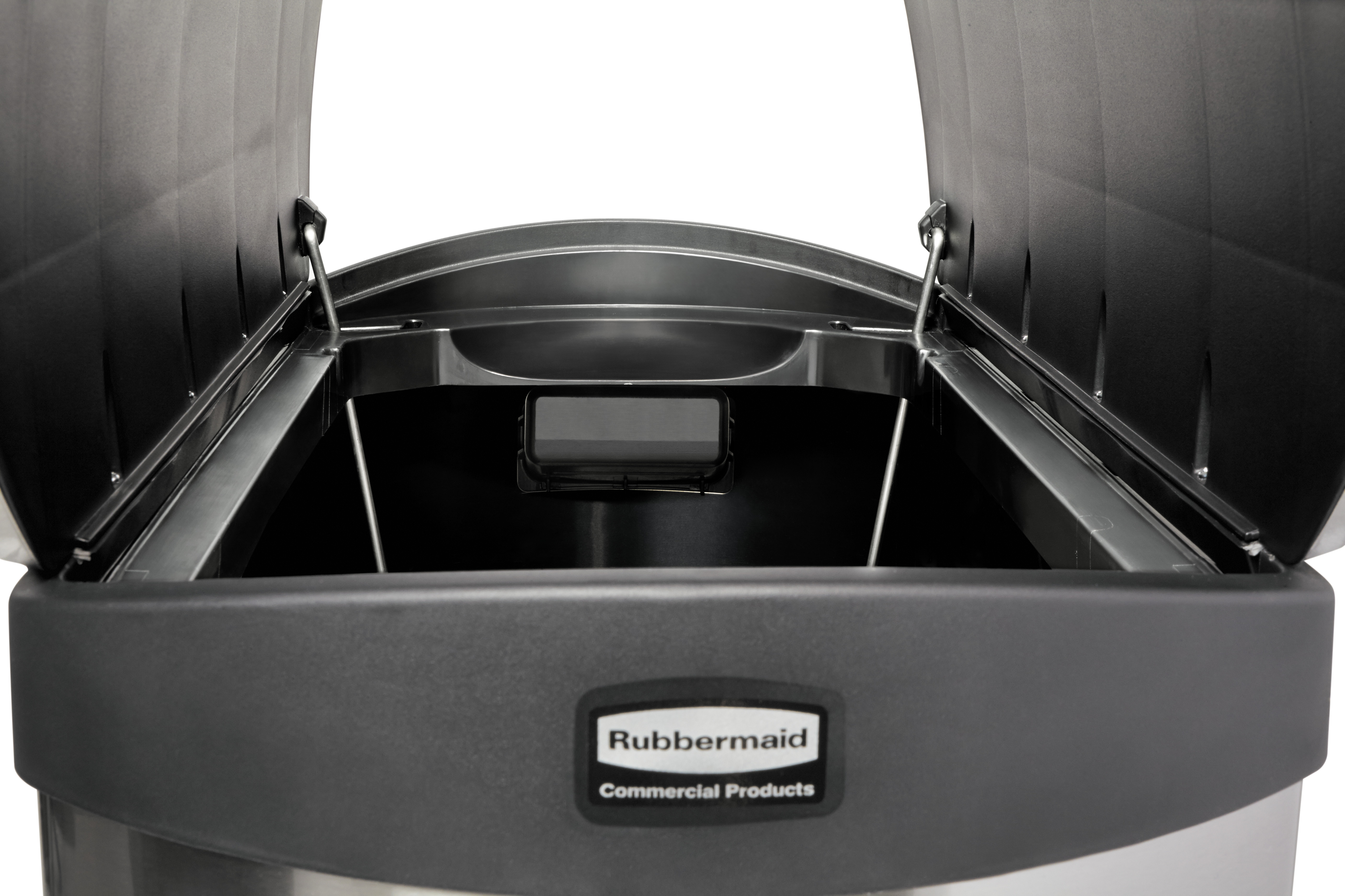 The Rubbermaid Commercial Slim Jim® Step-On Container features a slim profile and footprint to fit in tightest spaces. Slim Jim® Step-On containers are constructed with premium-quality materials and meet the needs of any environment with efficiency, safety, and durability.