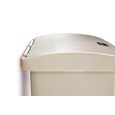 The Rubbermaid Commercial Streamline®  Step-On Container features a slim profile and small footprint to fit in tightest spaces. Streamline®  Step-On containers are constructed with premium-quality materials and meet the needs of any environment with efficiency, safety, and durability.