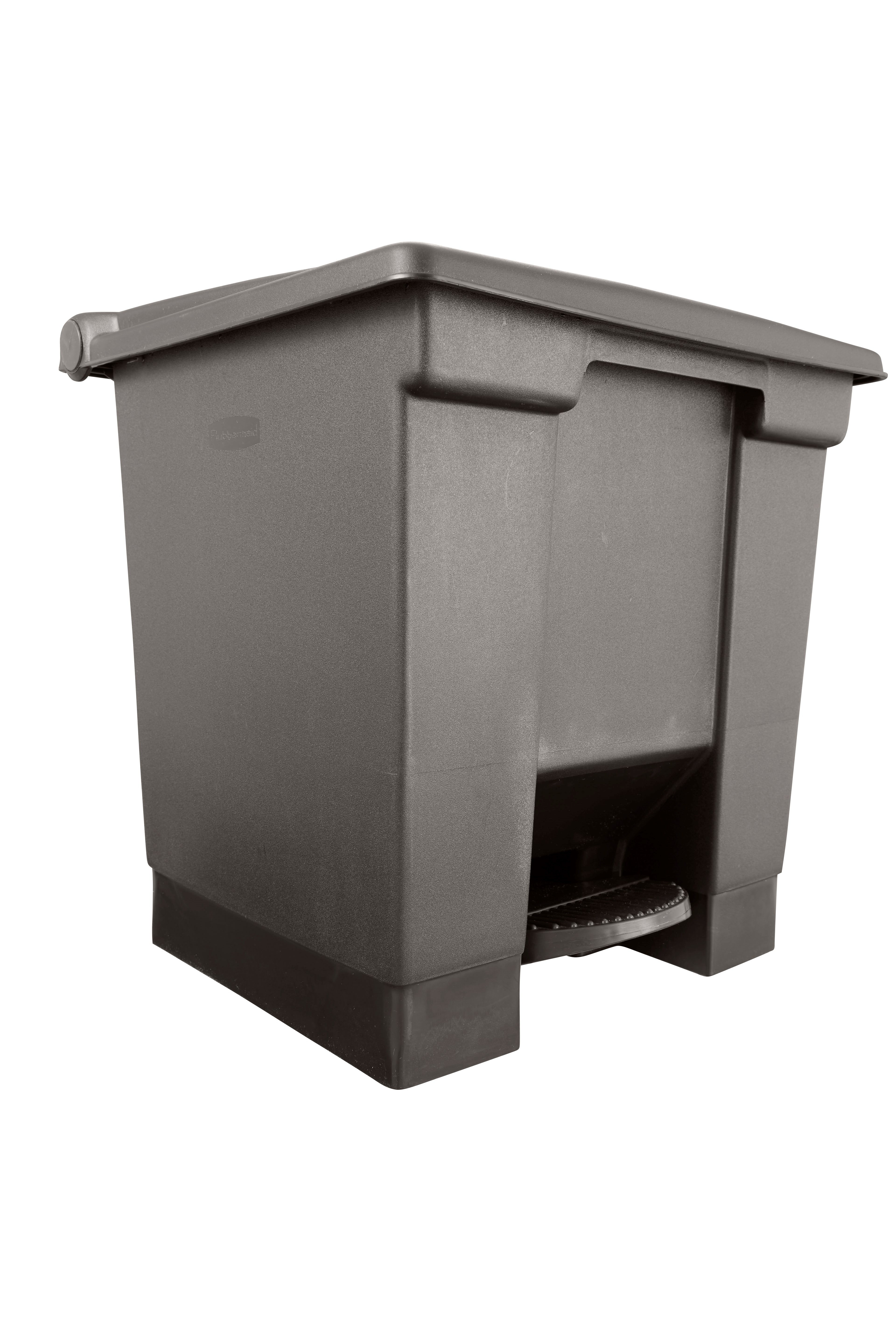 The Rubbermaid Commercial Legacy Step-On Container provides sanitary waste management. The step-on foot pedal reduces contamination and improves working conditions.