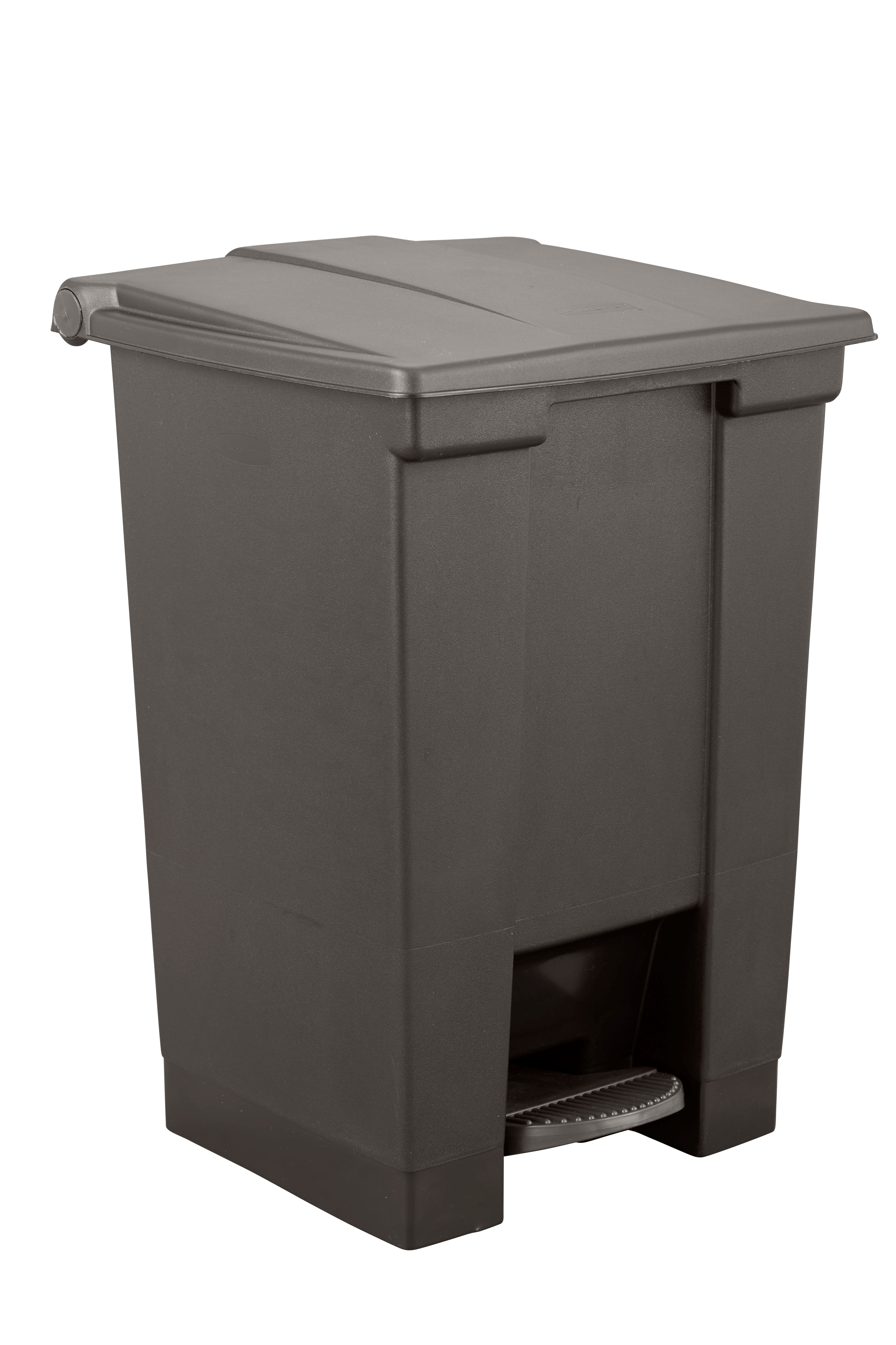 The Rubbermaid Commercial Legacy Step-On Container provides sanitary waste management. The step-on foot pedal reduces contamination and improves working conditions.