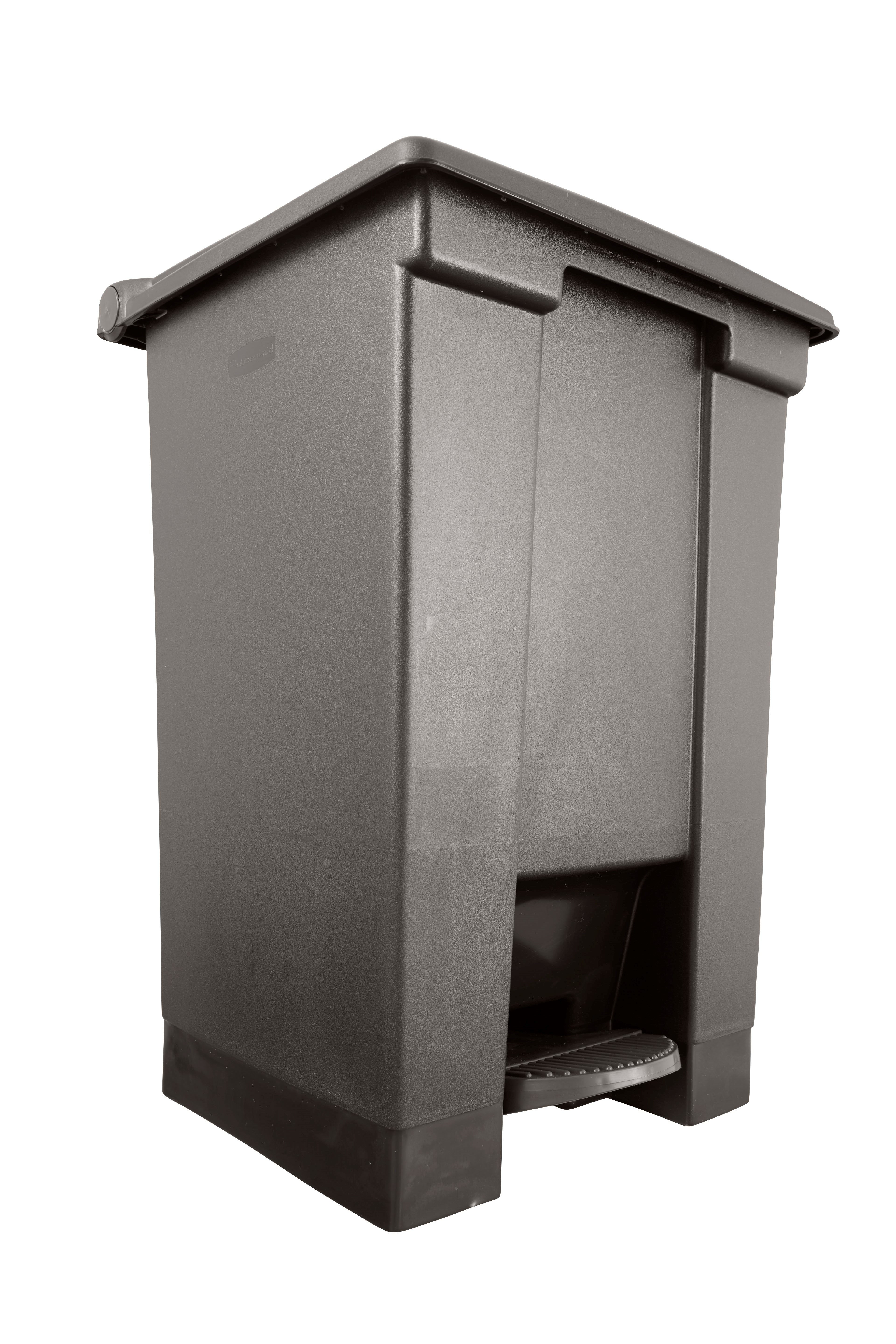 The Rubbermaid Commercial Legacy Step-On Container provides sanitary waste management. The step-on foot pedal reduces contamination and improves working conditions.