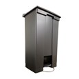 The Rubbermaid Commercial Legacy Step-On Container provides sanitary waste management. The step-on foot pedal reduces contamination and improves working conditions.