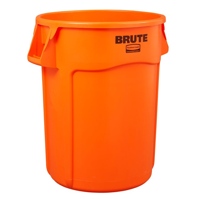 The High Visibility Vented BRUTE® Container was designed with visual distinction to help improve safety in the workplace. The bright color creates high contrast against a variety of backgrounds for quick identification.