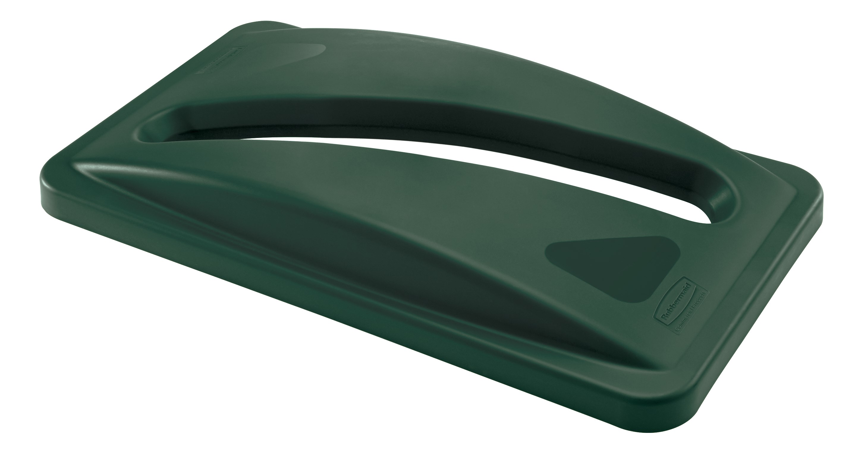 Slim Jim® Recycling Lids facilitate waste and recycling sortation with interchangeable, color-coded tops.