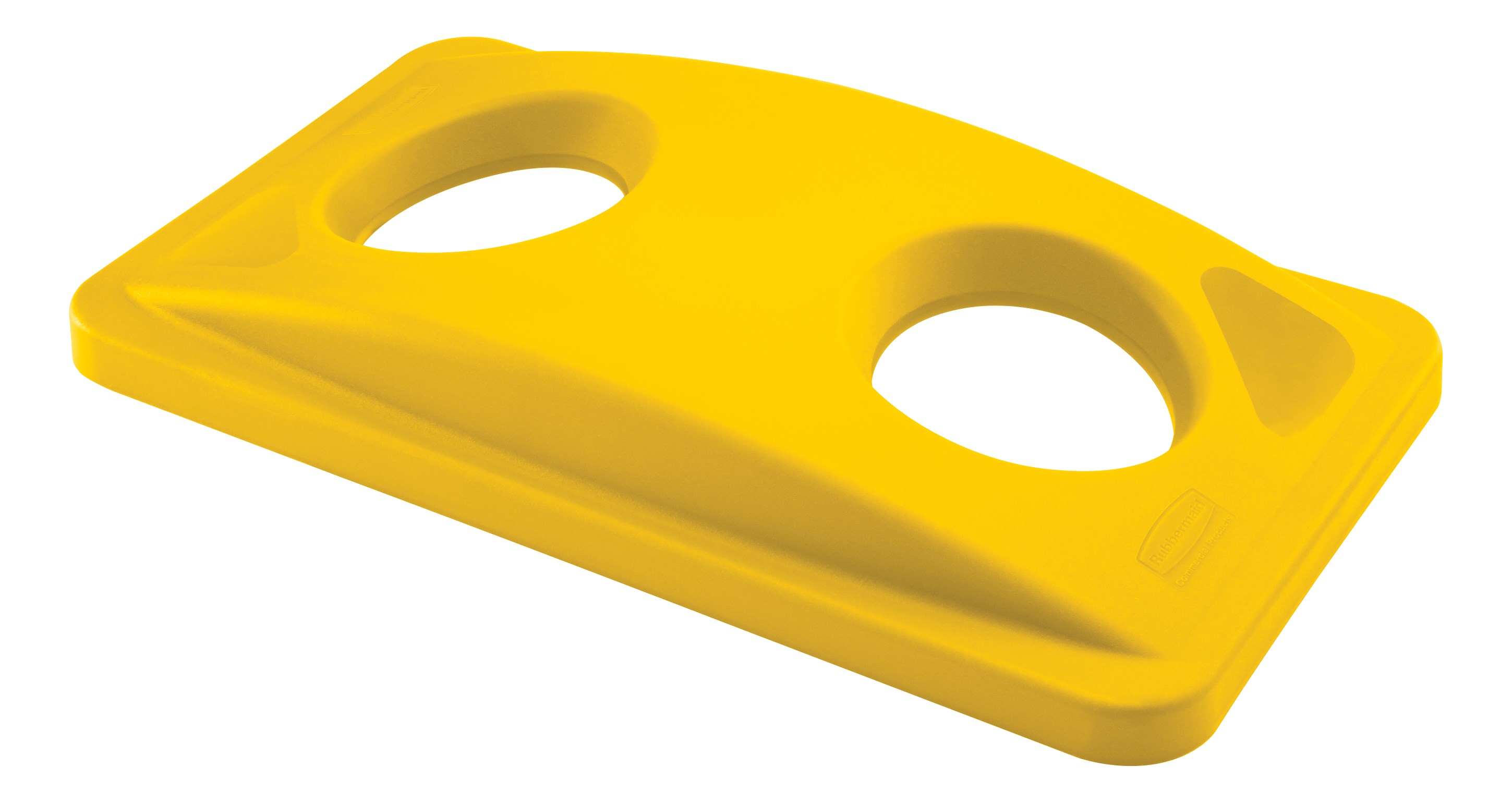 Slim Jim® Recycling Lids facilitate waste and recycling sortation with interchangeable, color-coded tops.