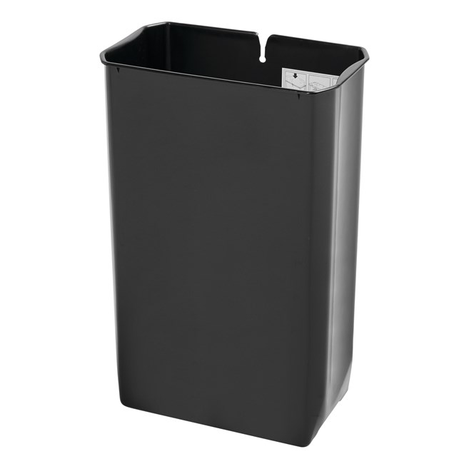 Dieser Slim Jim® Innenbehälter von Rubbermaid Commercial ist für den Slim Jim® Step-On-Tretabfallbehälter mit seitlichem Pedal (separat erhältlich). Hergestellt aus strapazierfähigem, durchstoßfestem Kunststoff, zeichnet sich dieser Innenbehälter durch seinen Abfallsackhalter und seine weichen Konturen aus, die eine einfache Reinigung ermöglichen.