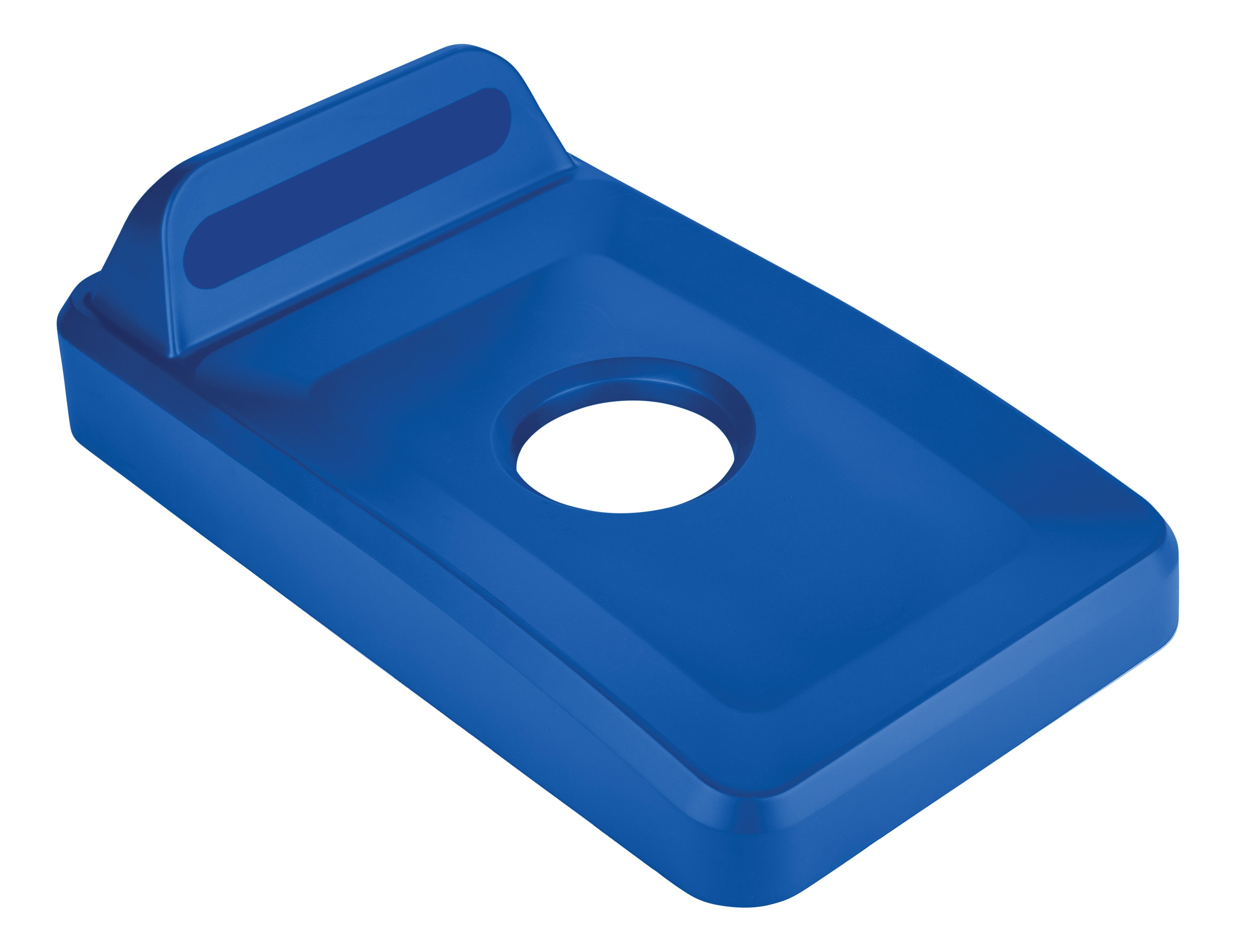 Slim Jim® recycling lids are designed to make recycling easier with consistent color-coding, lid openings and waste stream options