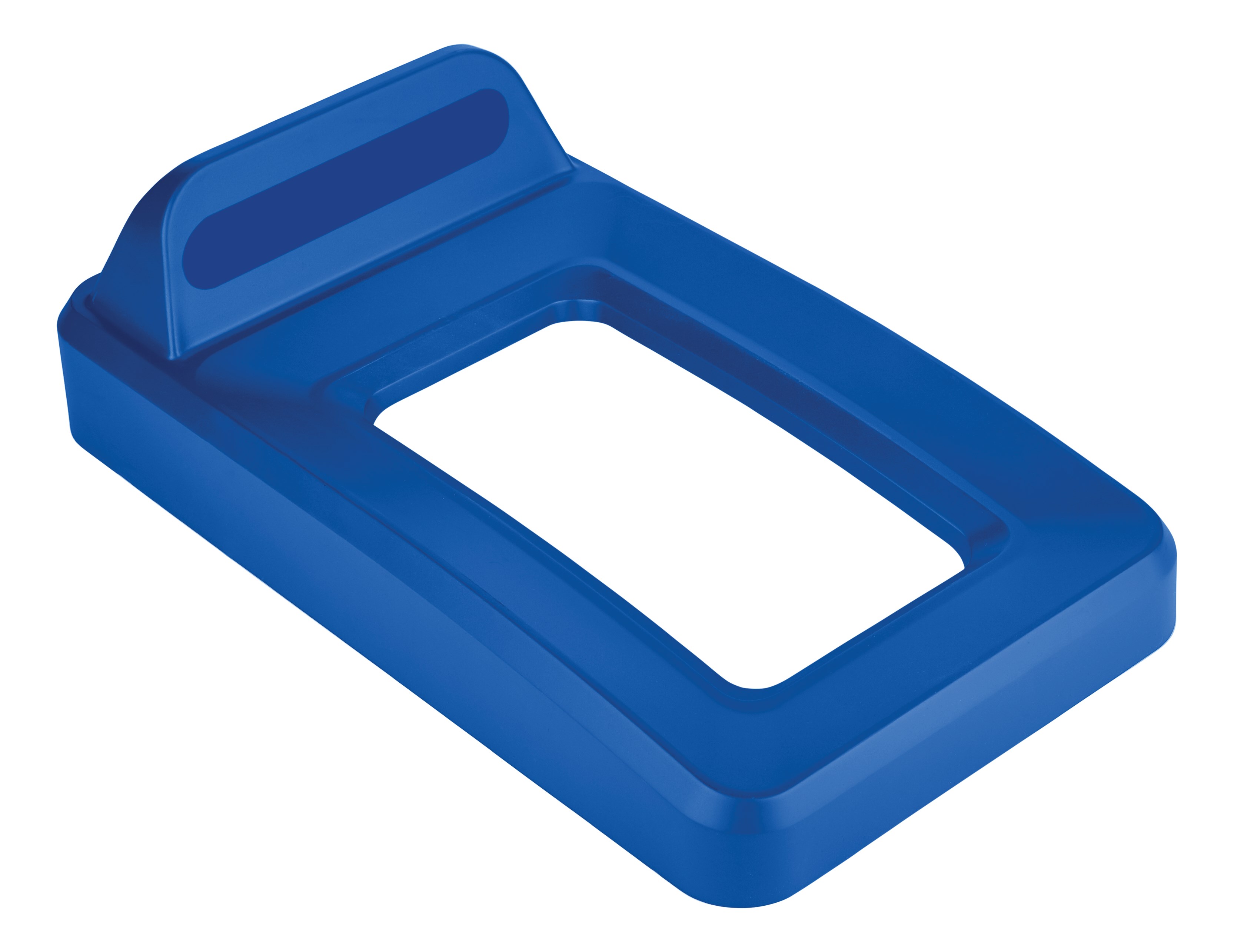 Slim Jim® recycling lids are designed to make recycling easier with consistent color-coding, lid openings and waste stream options