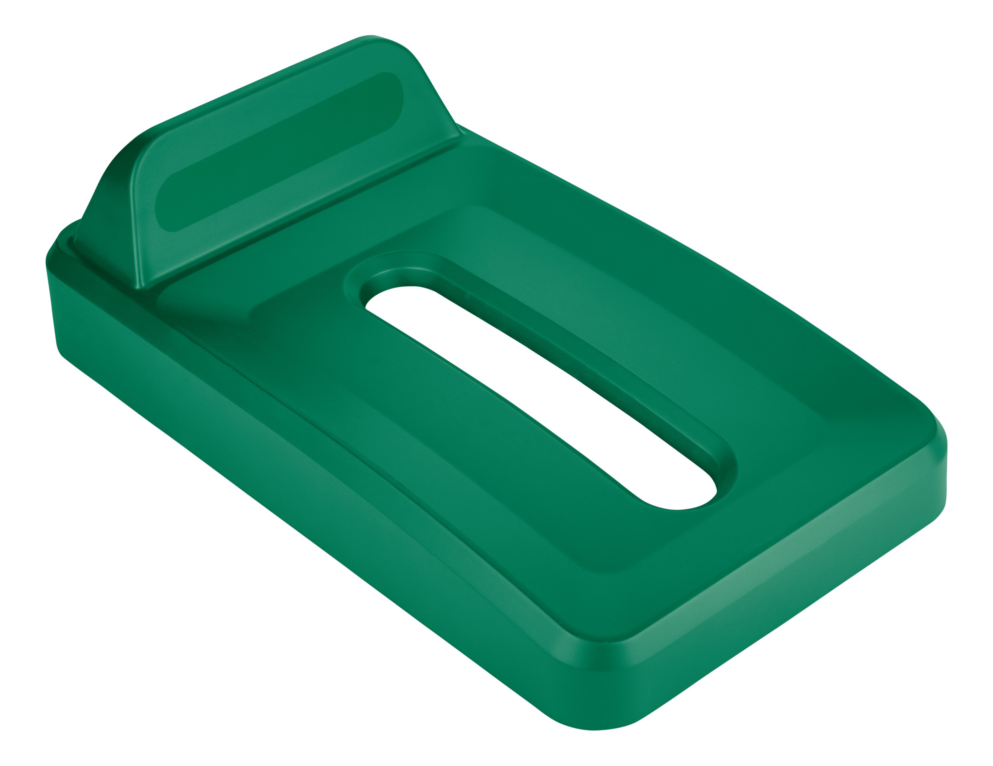 Slim Jim® recycling lids are designed to make recycling easier with consistent color-coding, lid openings and waste stream options