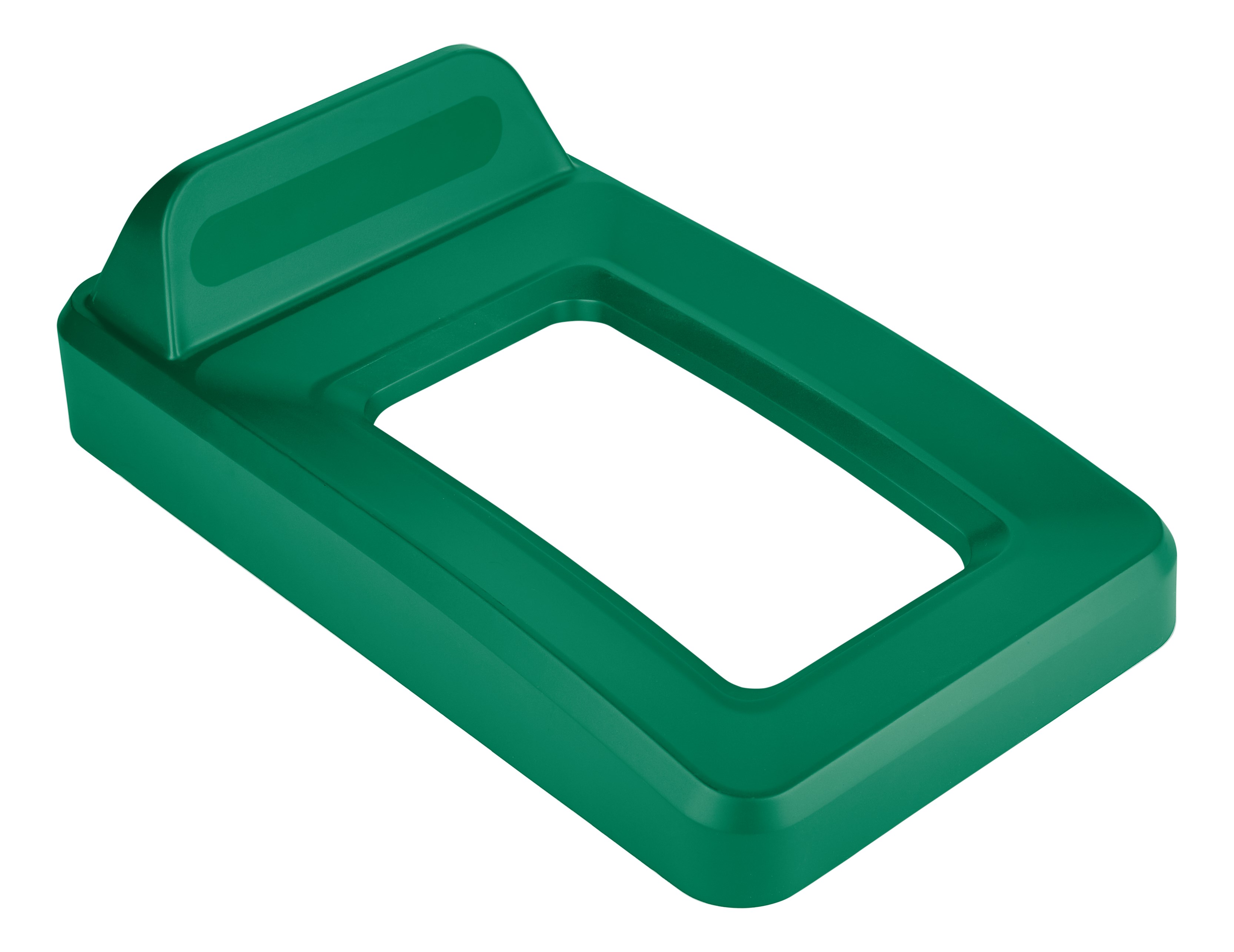 Slim Jim® recycling lids are designed to make recycling easier with consistent color-coding, lid openings and waste stream options