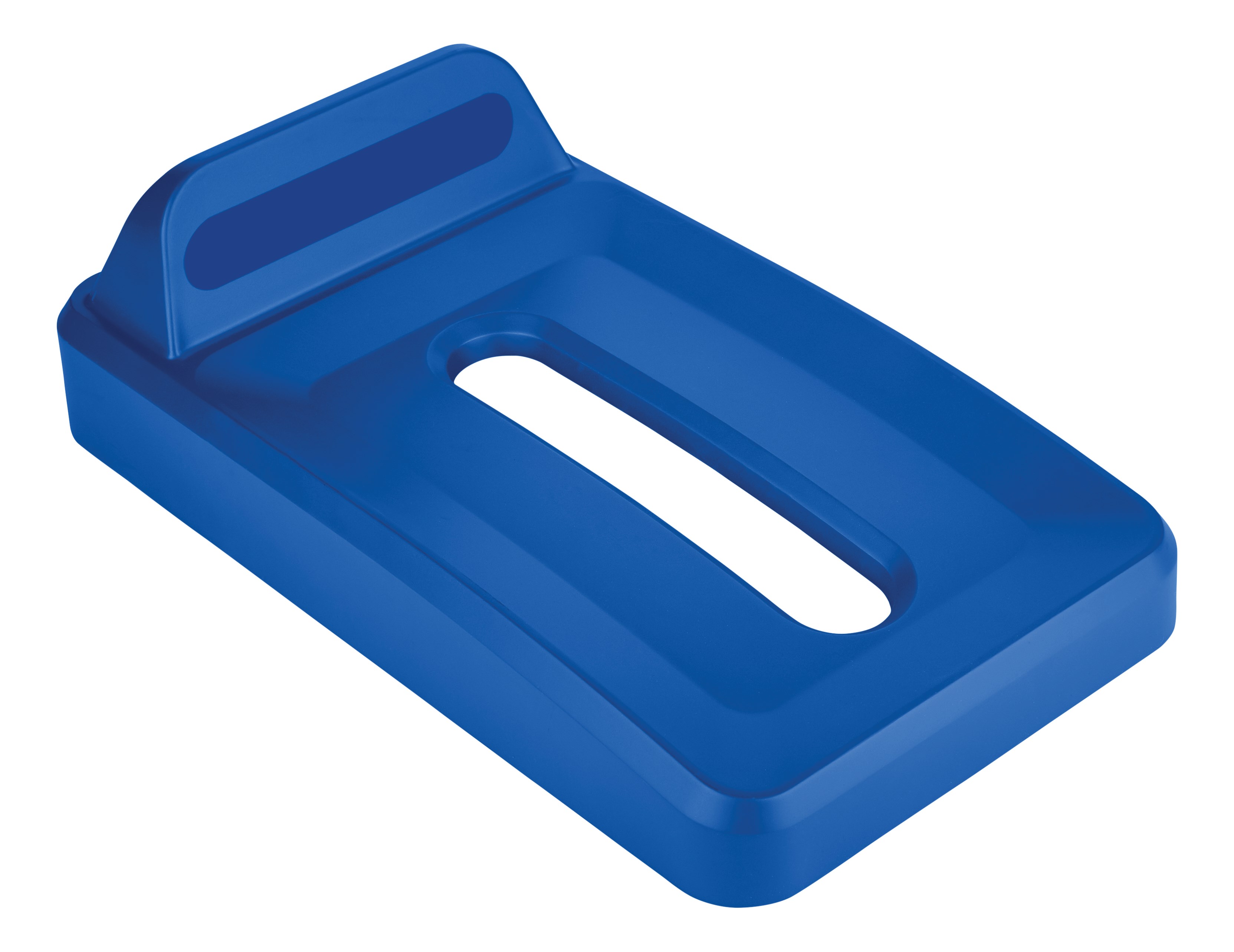 Slim Jim® recycling lids are designed to make recycling easier with consistent color-coding, lid openings and waste stream options