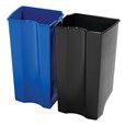 The Rubbermaid Commercial Impressions™ Front Step-On Liner helps maintain the life of the Rubbermaid Commercial Impressions™ Front Step-On Container (sold separately). Constructed of durable, puncture-resistant plastic, this liner features smooth contours for easy cleaning and a liner retainer band to secure liner bags.