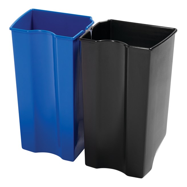 The Rubbermaid Commercial Impressions™ Front Step-On Liner helps maintain the life of the Rubbermaid Commercial Impressions™ Front Step-On Container (sold separately). Constructed of durable, puncture-resistant plastic, this liner features smooth contours for easy cleaning and a liner retainer band to secure liner bags.