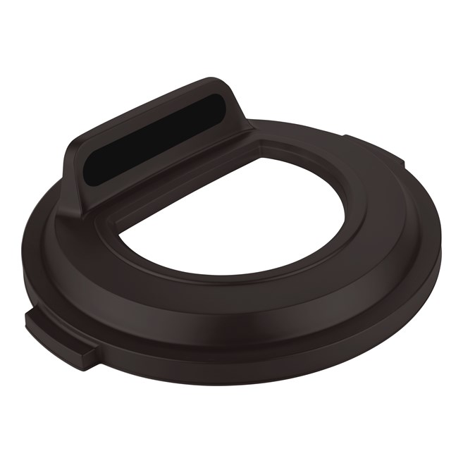 The Rubbermaid Commercial BRUTE® recycling lids are designed to make recycling easier with consistent color-coding, lid openings and waste stream options.