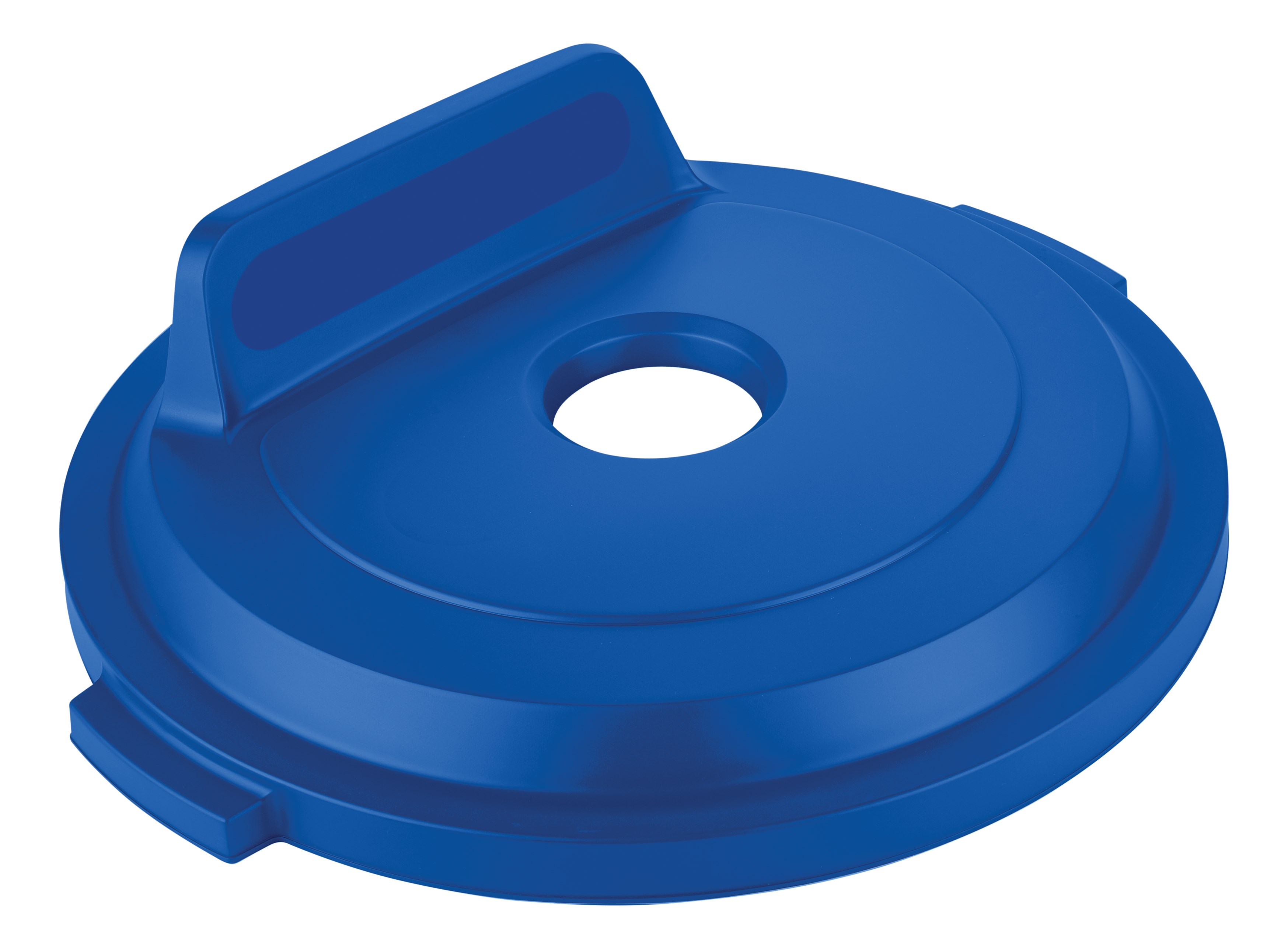 The Rubbermaid Commercial BRUTE® recycling lids are designed to make recycling easier with consistent color-coding, lid openings and waste stream options.
