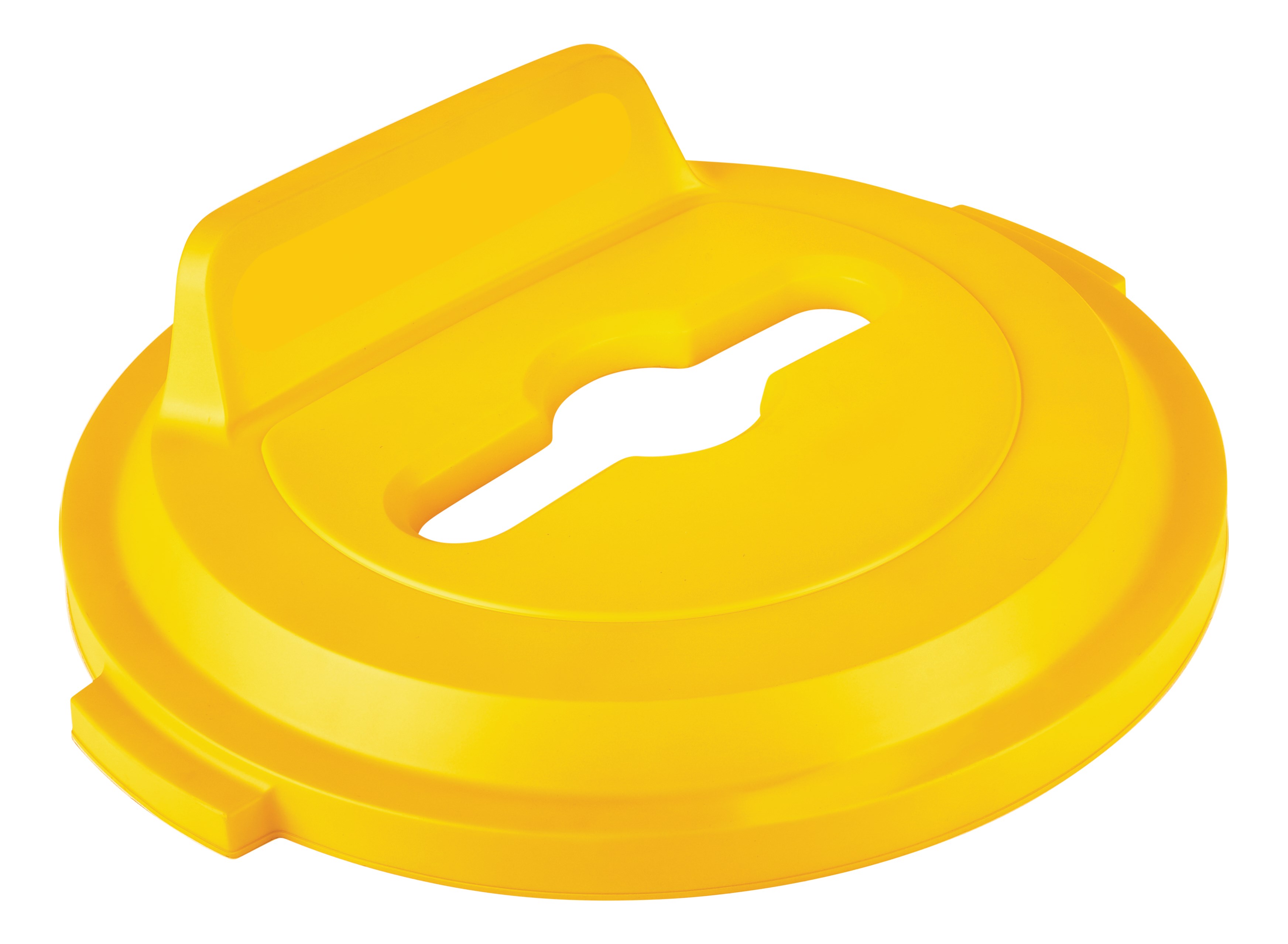 The Rubbermaid Commercial BRUTE® recycling lids are designed to make recycling easier with consistent color-coding, lid openings and waste stream options.