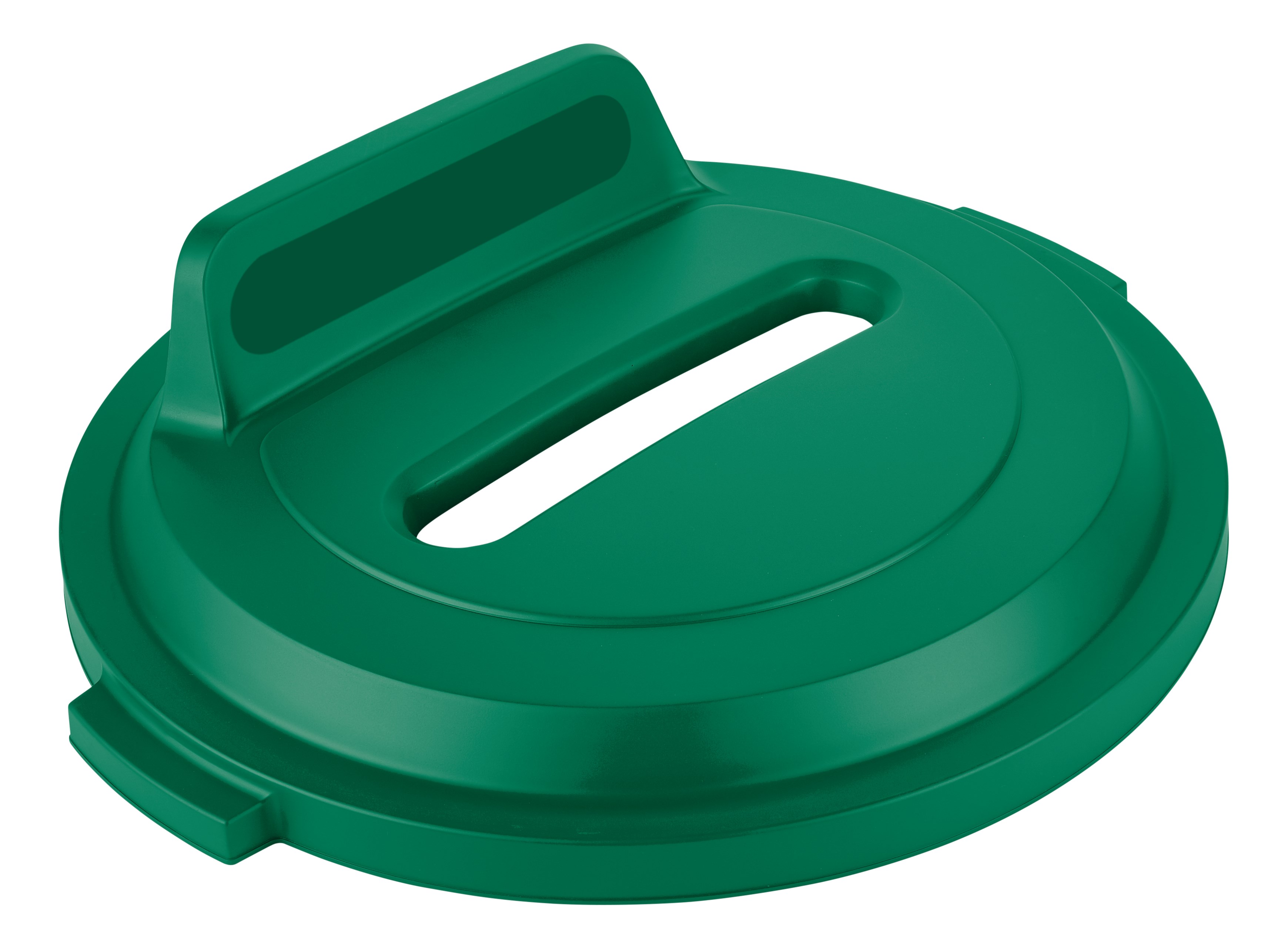 The Rubbermaid Commercial BRUTE® recycling lids are designed to make recycling easier with consistent color-coding, lid openings and waste stream options.