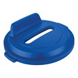 The Rubbermaid Commercial BRUTE® recycling lids are designed to make recycling easier with consistent color-coding, lid openings and waste stream options.