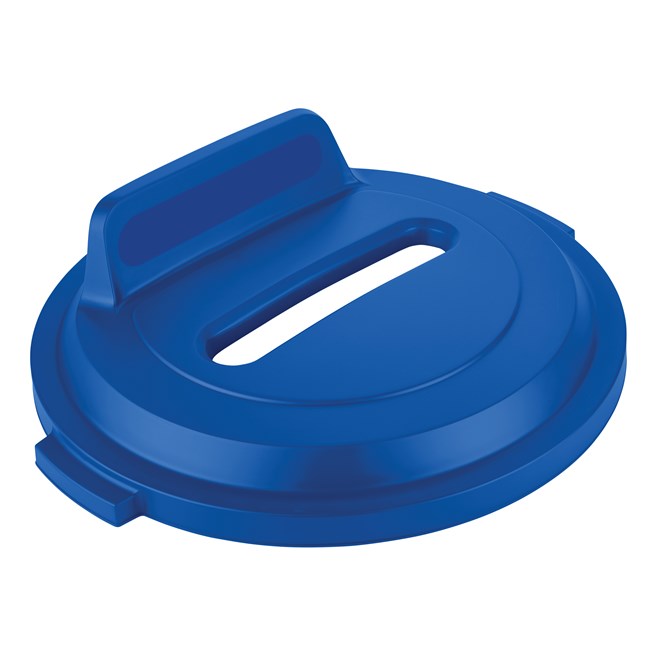 The Rubbermaid Commercial BRUTE® recycling lids are designed to make recycling easier with consistent color-coding, lid openings and waste stream options.