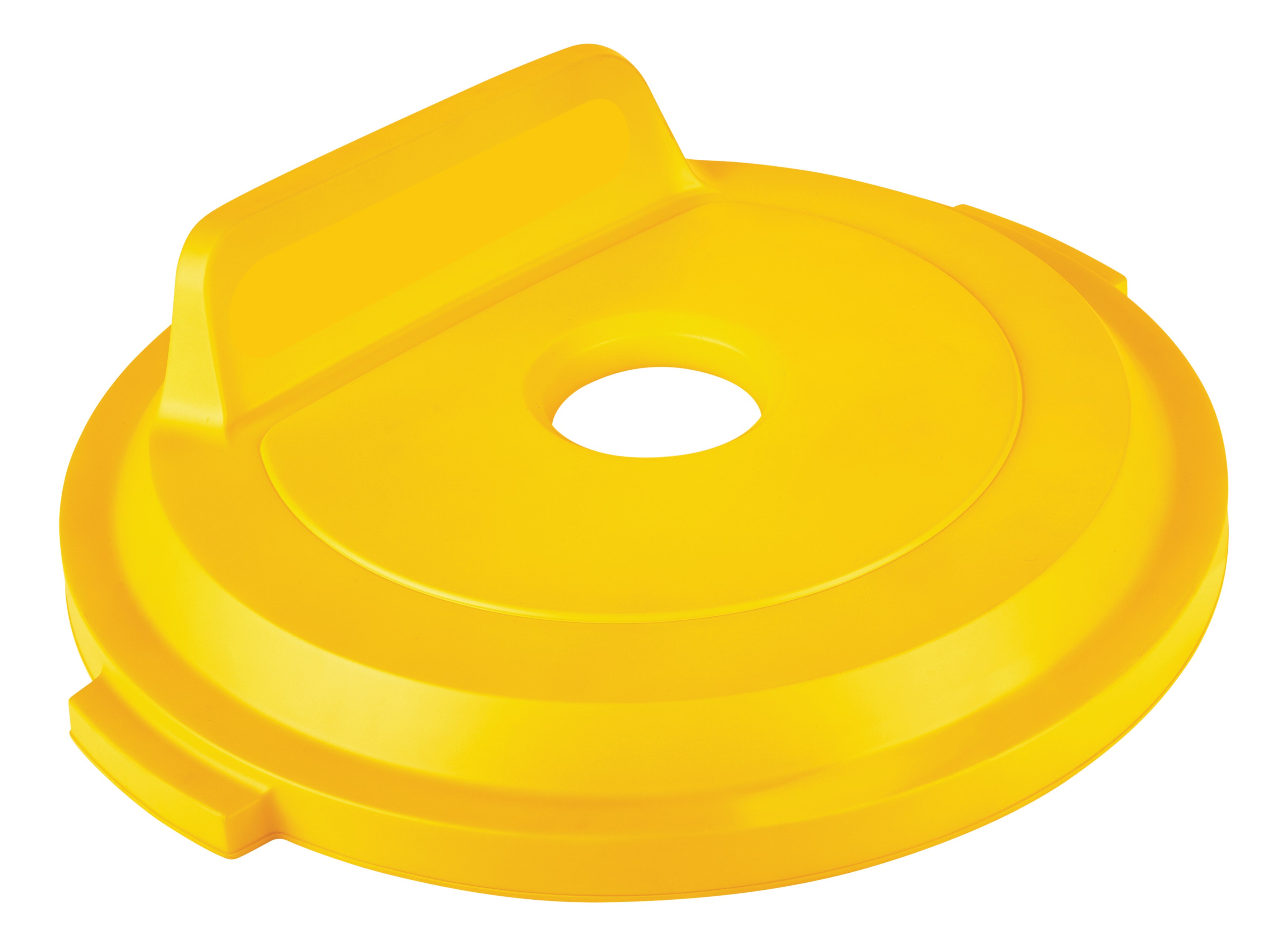 The Rubbermaid Commercial BRUTE® recycling lids are designed to make recycling easier with consistent color-coding, lid openings and waste stream options.