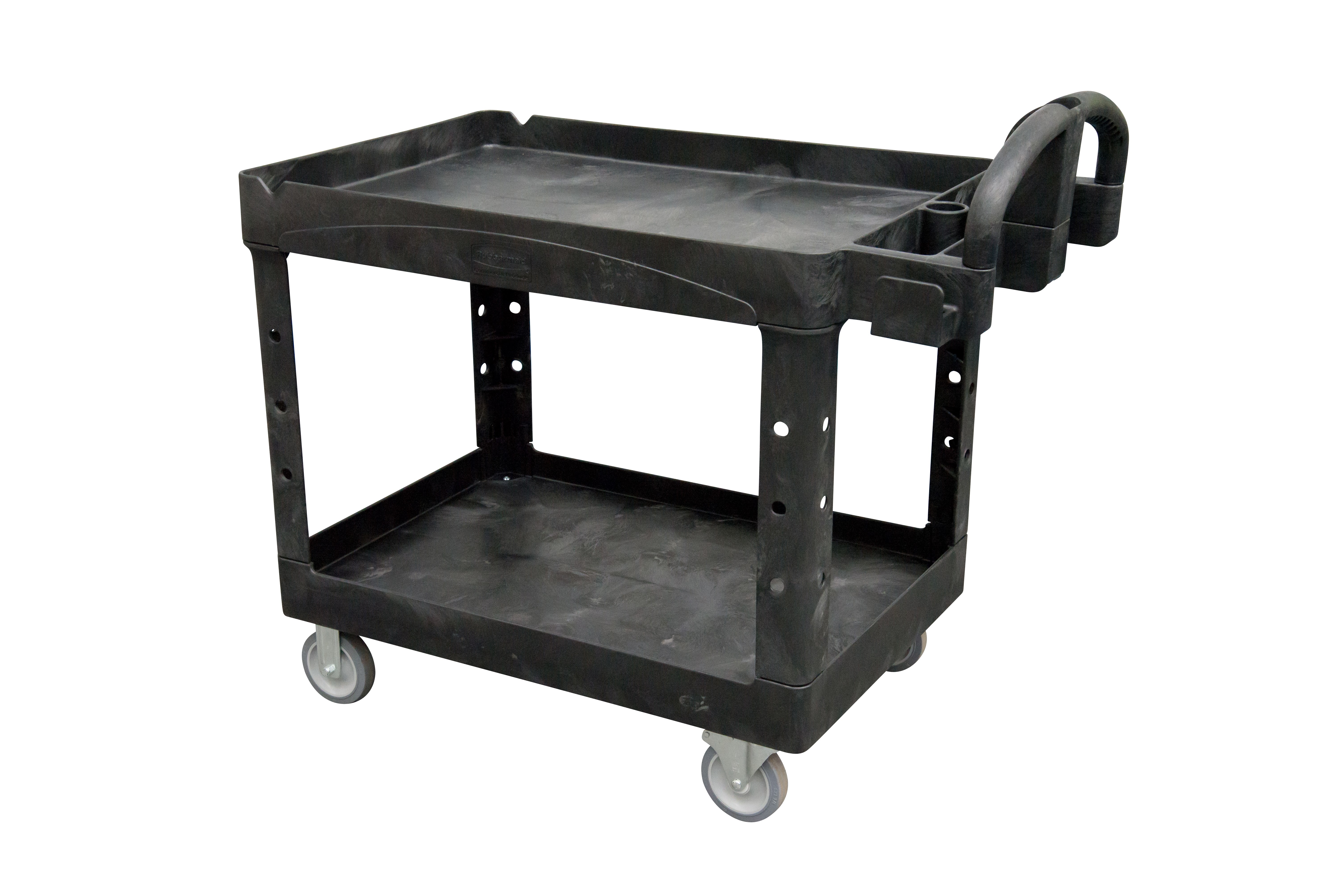 The Rubbermaid Commercial Heavy-Duty Utility Cart is a versatile, durable cart that can support up to 226 kg.