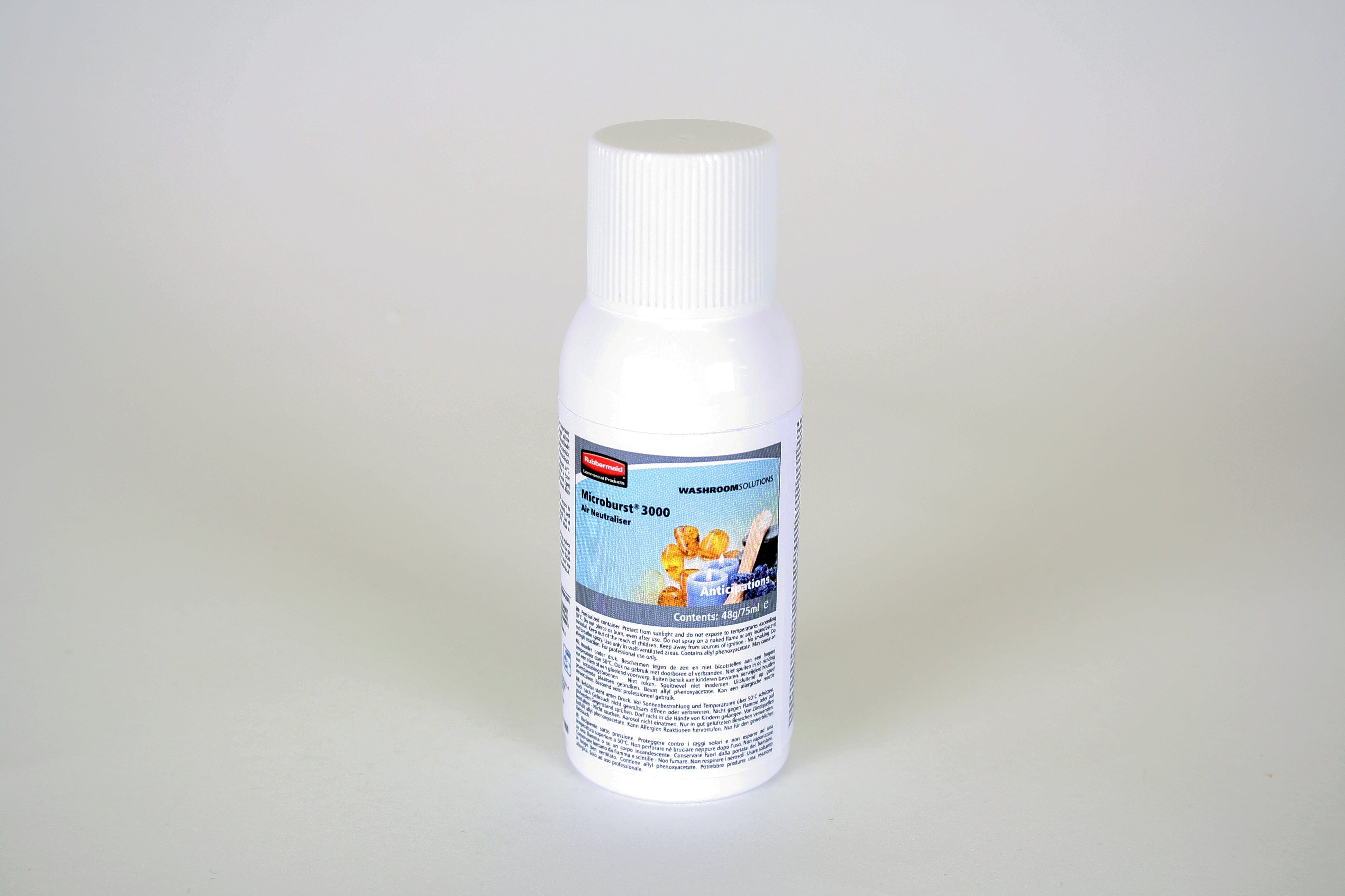 Las recargas Microburst® 3000 tienen fragancias frescas de alta calidad que duran 3000 pulverizaciones o hasta 90 días.