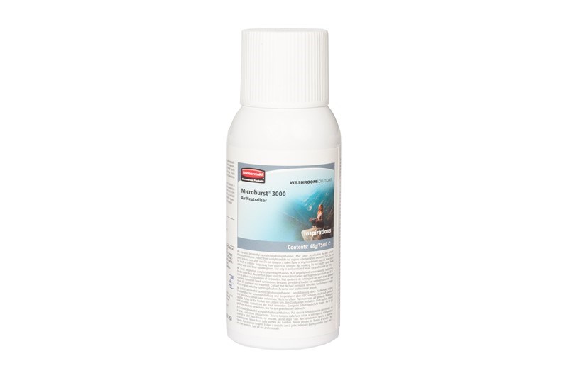 Microburst® 3000 refills feature high quality, fresh fragrances that last for 3000 sprays or up to 90 days.