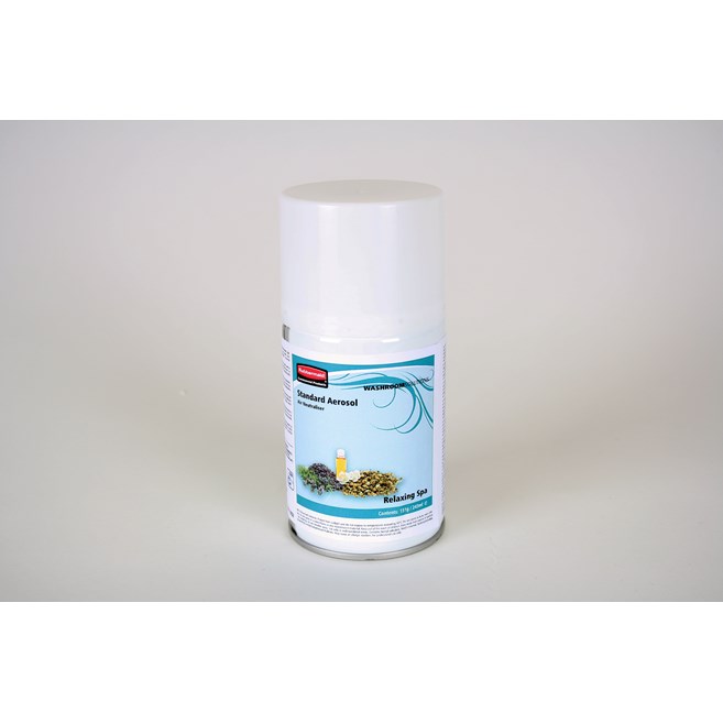The Rubbermaid Commercial Standard Aerosol refills feature high quality, fresh fragrances that effectively eliminate bad odours.