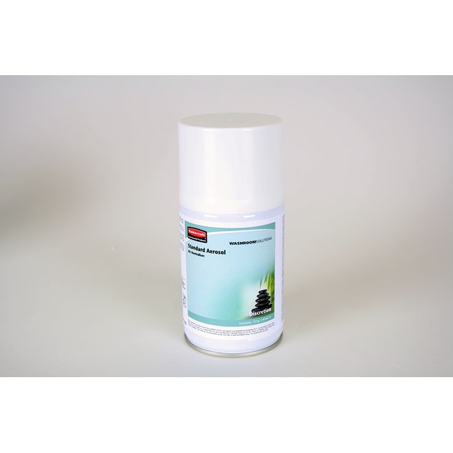 The Rubbermaid Commercial Standard Aerosol refills feature high quality, fresh fragrances that effectively eliminate bad odours.