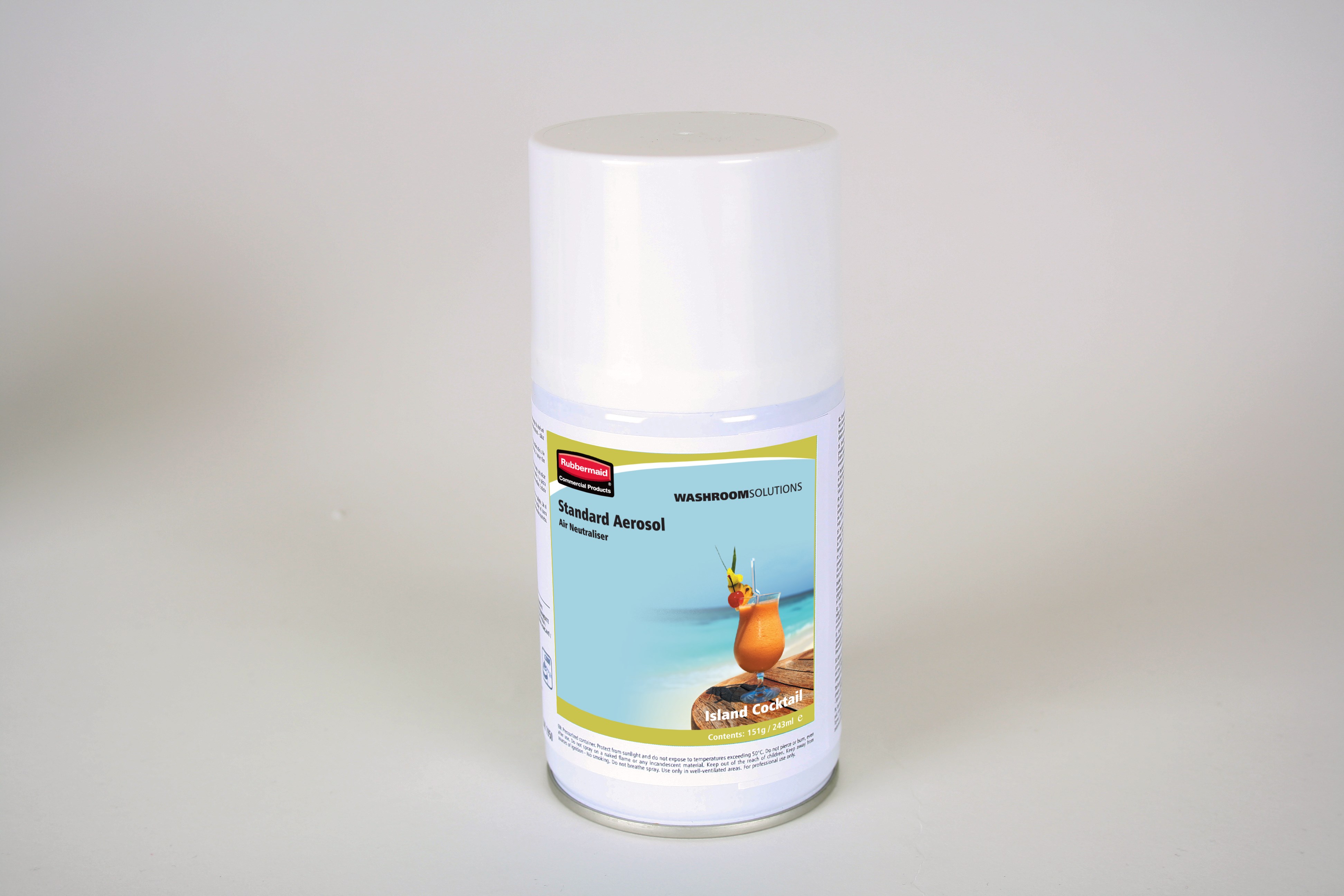 The Rubbermaid Commercial Standard Aerosol refills feature high quality, fresh fragrances that effectively eliminate bad odours.