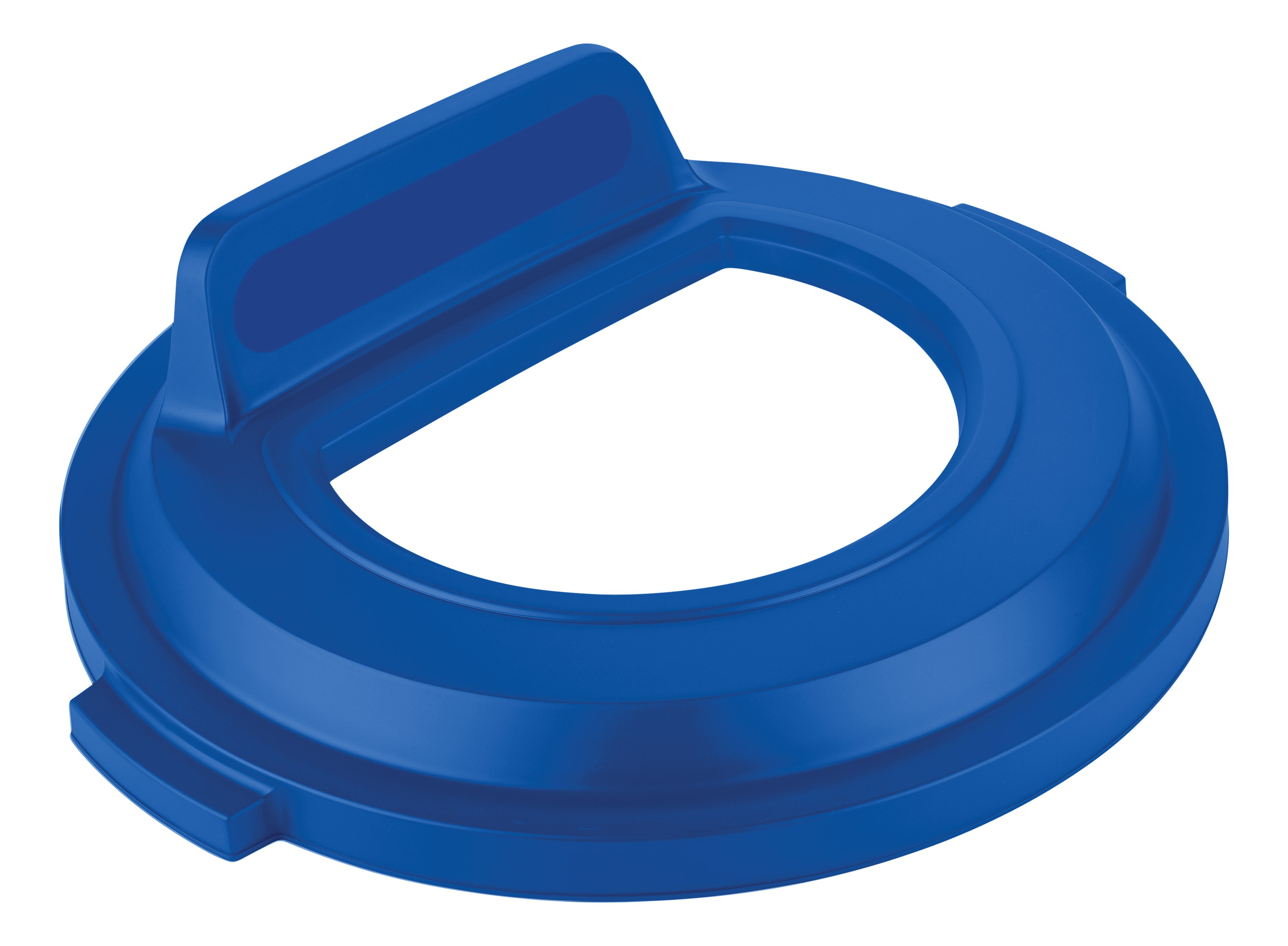 The Rubbermaid Commercial BRUTE® recycling lids are designed to make recycling easier with consistent color-coding, lid openings and waste stream options.