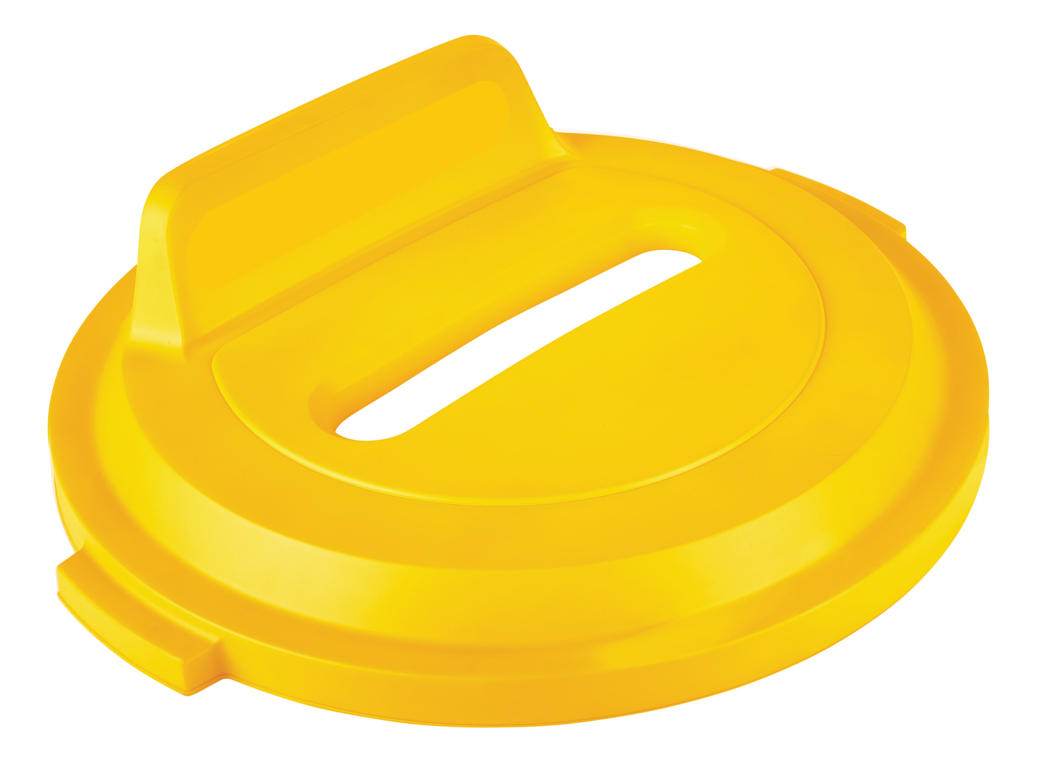 The Rubbermaid Commercial BRUTE® recycling lids are designed to make recycling easier with consistent color-coding, lid openings and waste stream options.