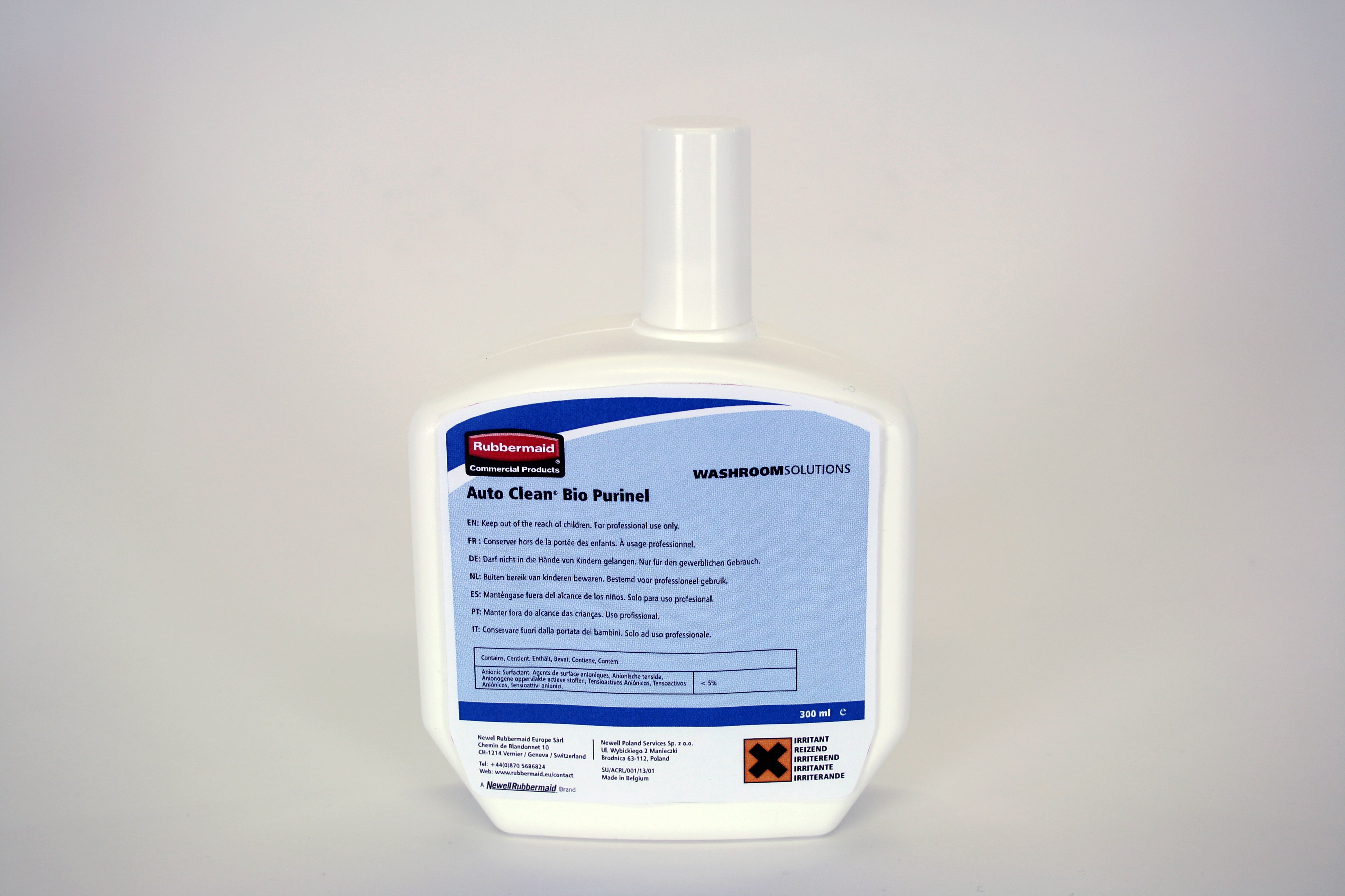 Bio-Purinel rimuove ed evita la formazione di incrostazioni dovute all'accumulo di acido urico ed è una soluzione valida contro i cattivi odori nei bagni dove raramente viene fatta scorrere l'acqua negli orinatoi o dove vengono utilizzati sistemi di risparmio d'acqua estremi.