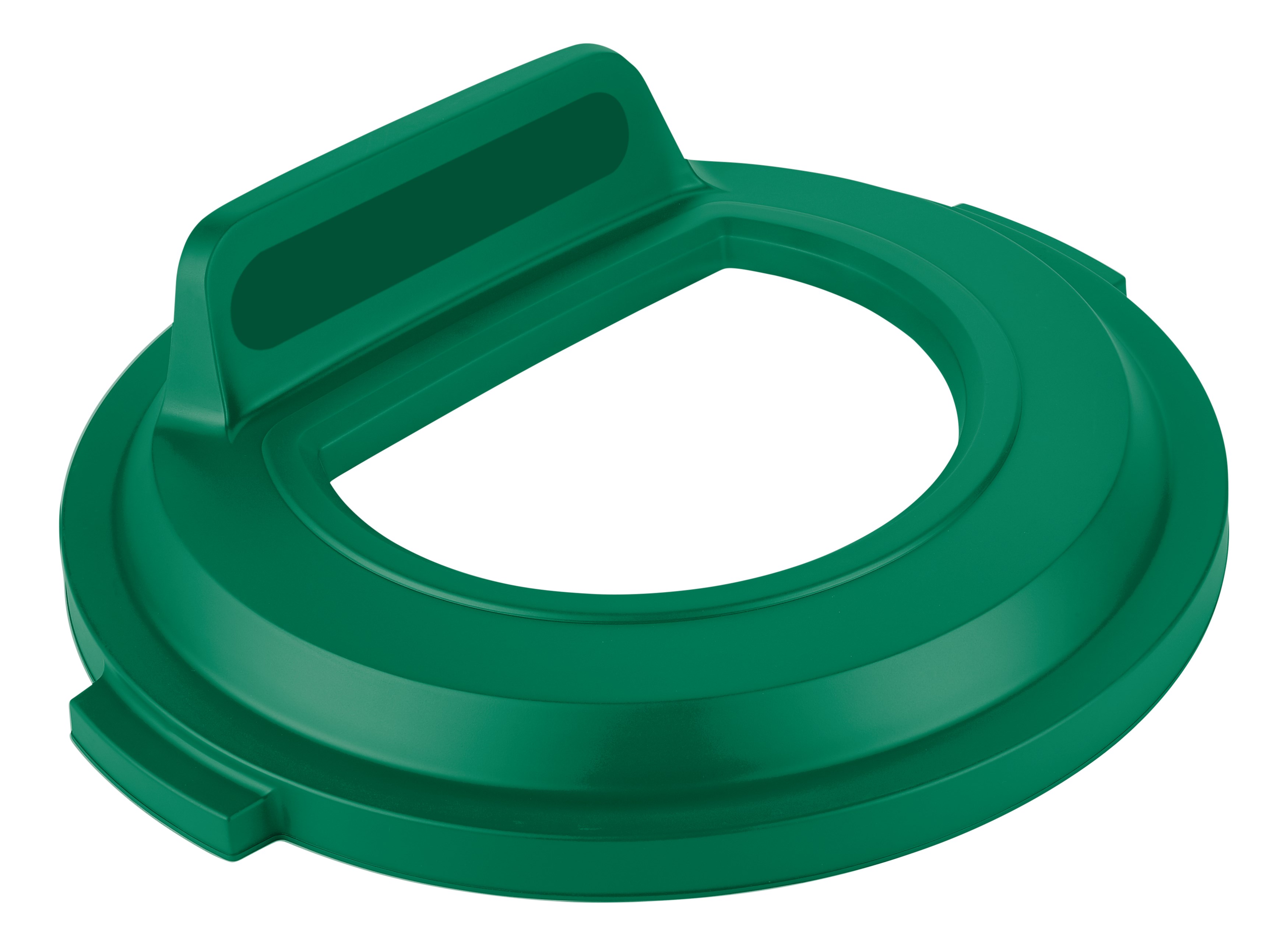 The Rubbermaid Commercial BRUTE® recycling lids are designed to make recycling easier with consistent color-coding, lid openings and waste stream options.